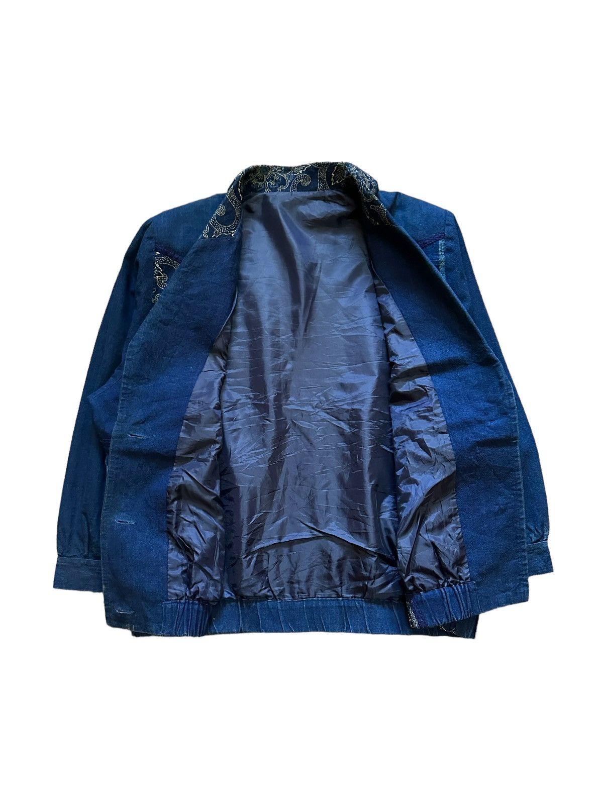 Vintage Vintage Indigo Patchwork Jacket Cardigan Size US M / EU 48-50 / 2 - 5 Thumbnail