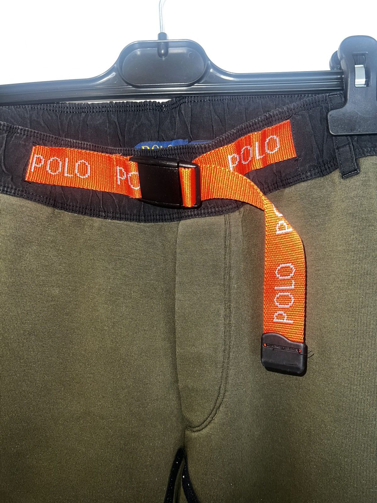 Polo Ralph Lauren Polo Ralph Lauren Tech Joggers Olive Green Web Belt Size US 32 / EU 48 - 4 Thumbnail