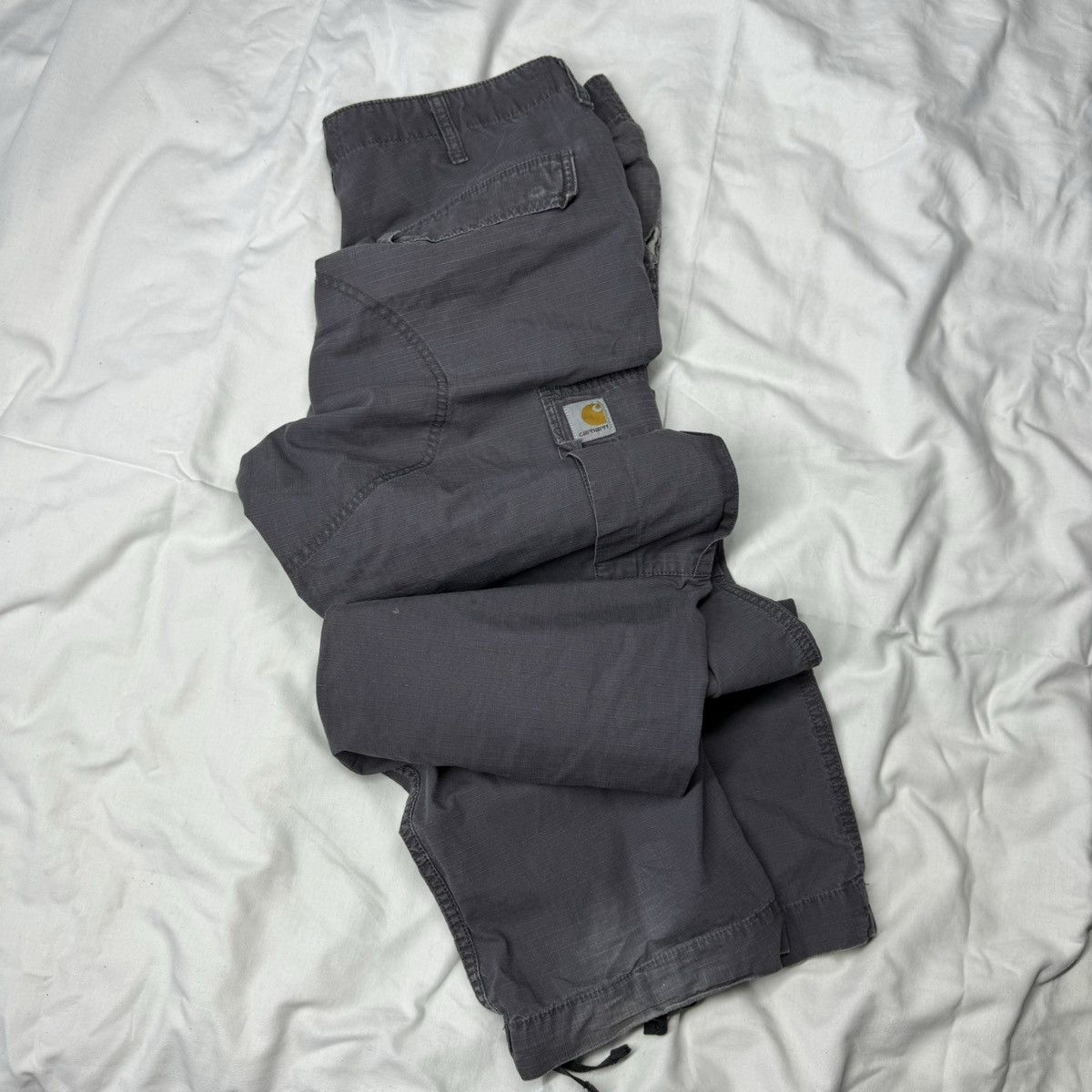 Pre-owned Carhartt X Vintage Carhartt Cargo Pants In Grey