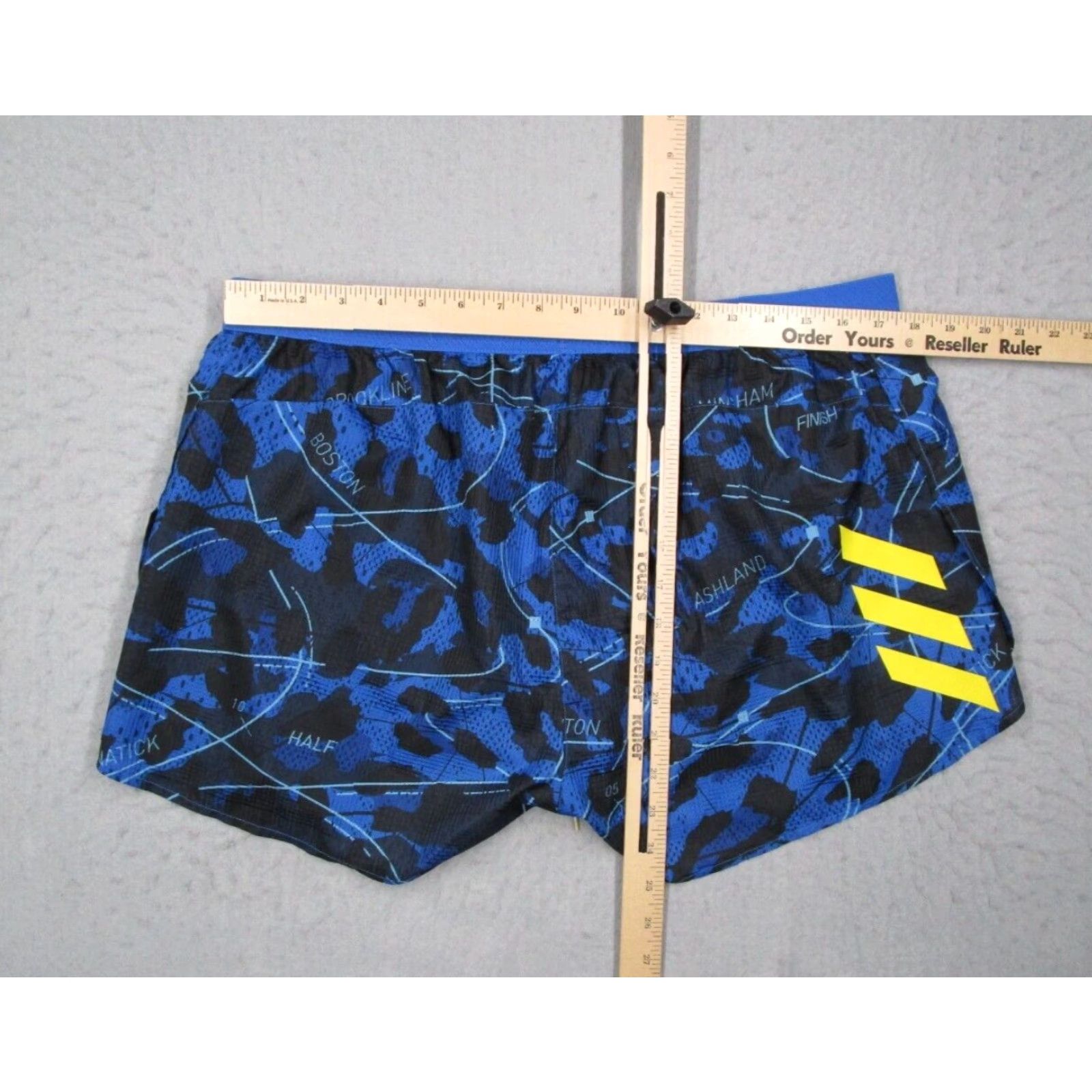 Adidas VINTAGE Adidas Shorts Women Extra Large Blue Boston Marathon 2021 Adizero 3" Lined Run Size 40" / US 18 - 7 Thumbnail