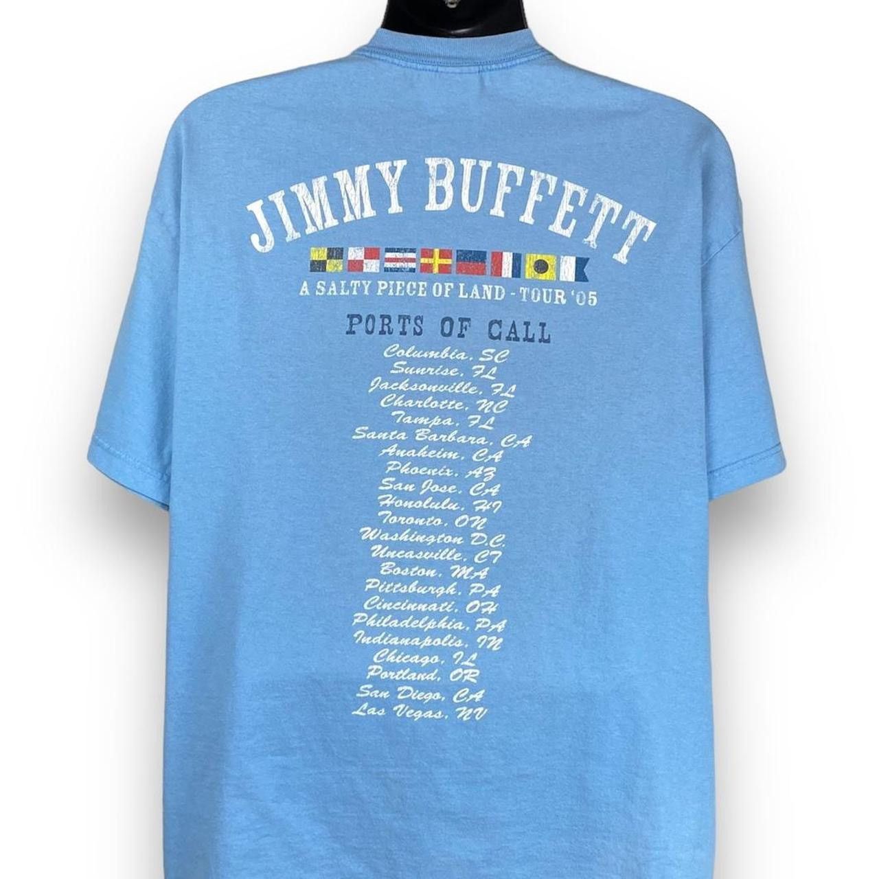 Band Tees × Vintage Vintage Alstyle Jimmy Buffett Band Music Tour Tee Tshirt Size US XL / EU 56 / 4 - 1 Thumbnail