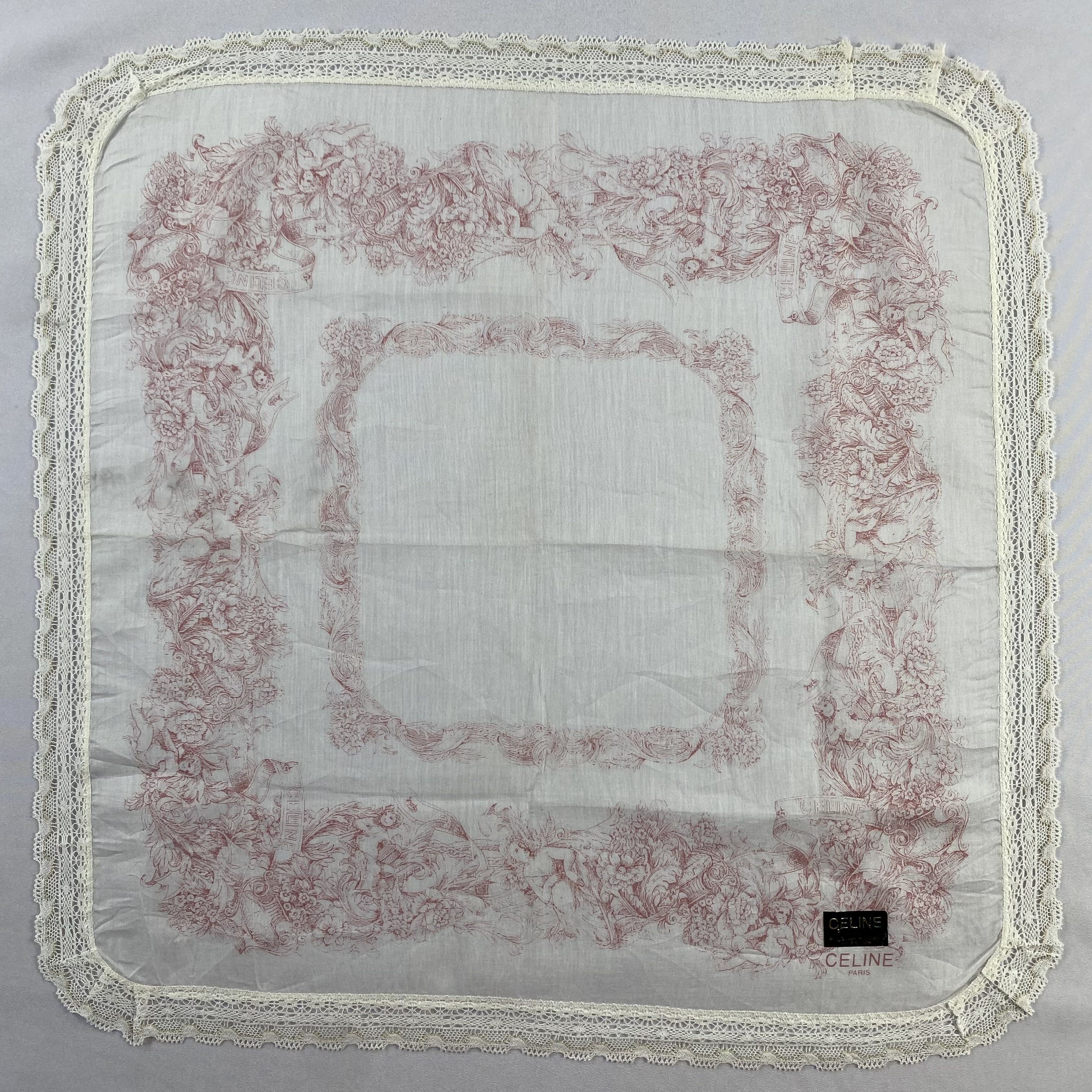 Celine × Vintage Celine Handkerchief / Neckerchief / Bandana-P1622 Size ONE SIZE - 1 Thumbnail