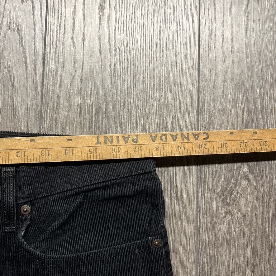 Levi's × Vintage Levis 502 Corduroy Black Pants 34 x 34 Vintage y2k Preppy Size US 34 / EU 50 - 6 Thumbnail