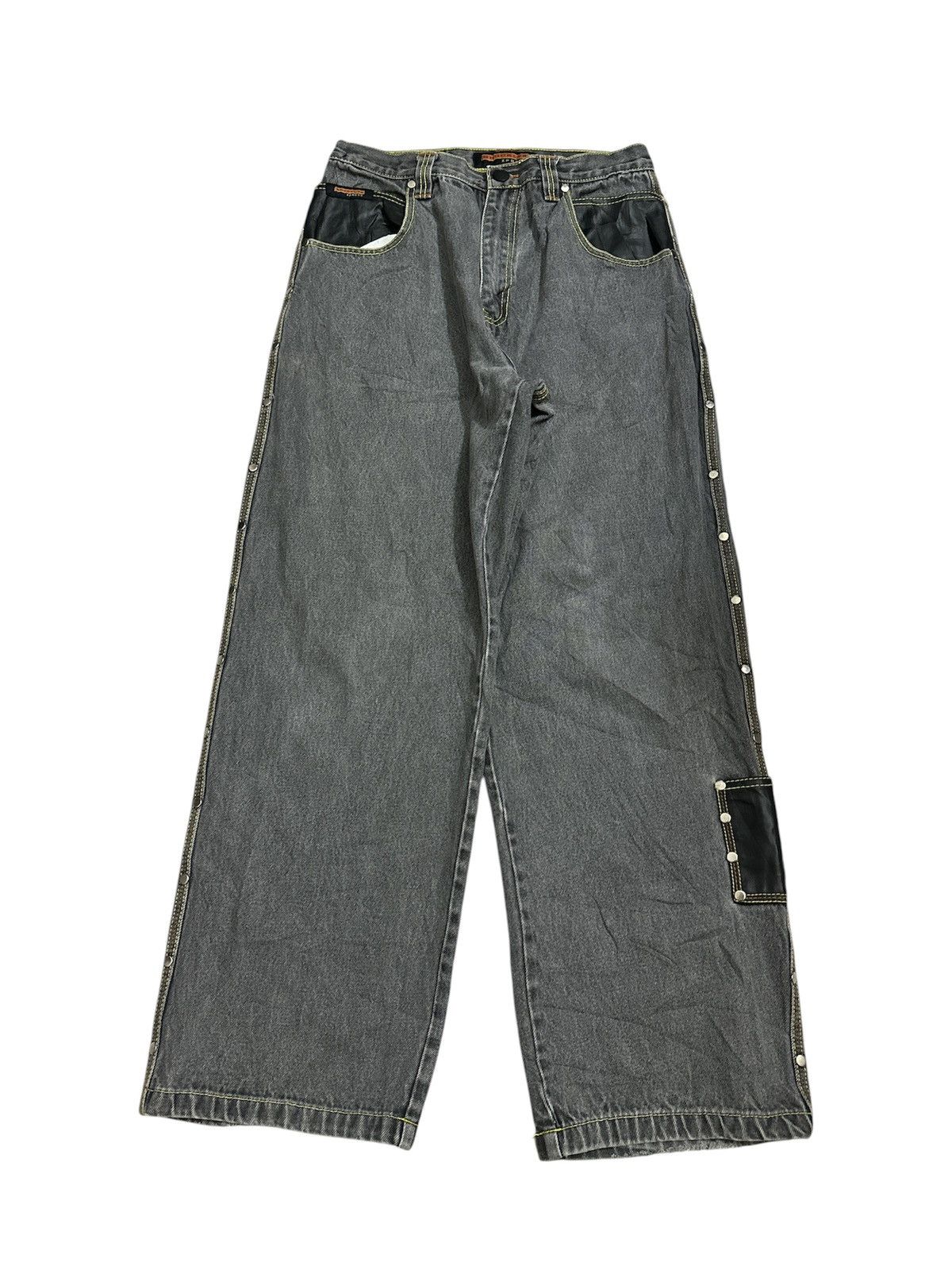 Rick Owens Brooklyn Xpress Studded Jeans Y2K Lgb Goa Jnco Rick Owens Size US 31 - 5 Thumbnail