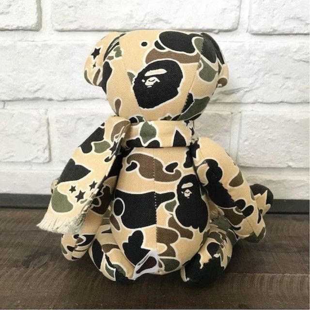 Bape BAPE STA CAMO Teddy Bear Plush Doll a bathing ape NIGO Size ONE SIZE - 4 Thumbnail