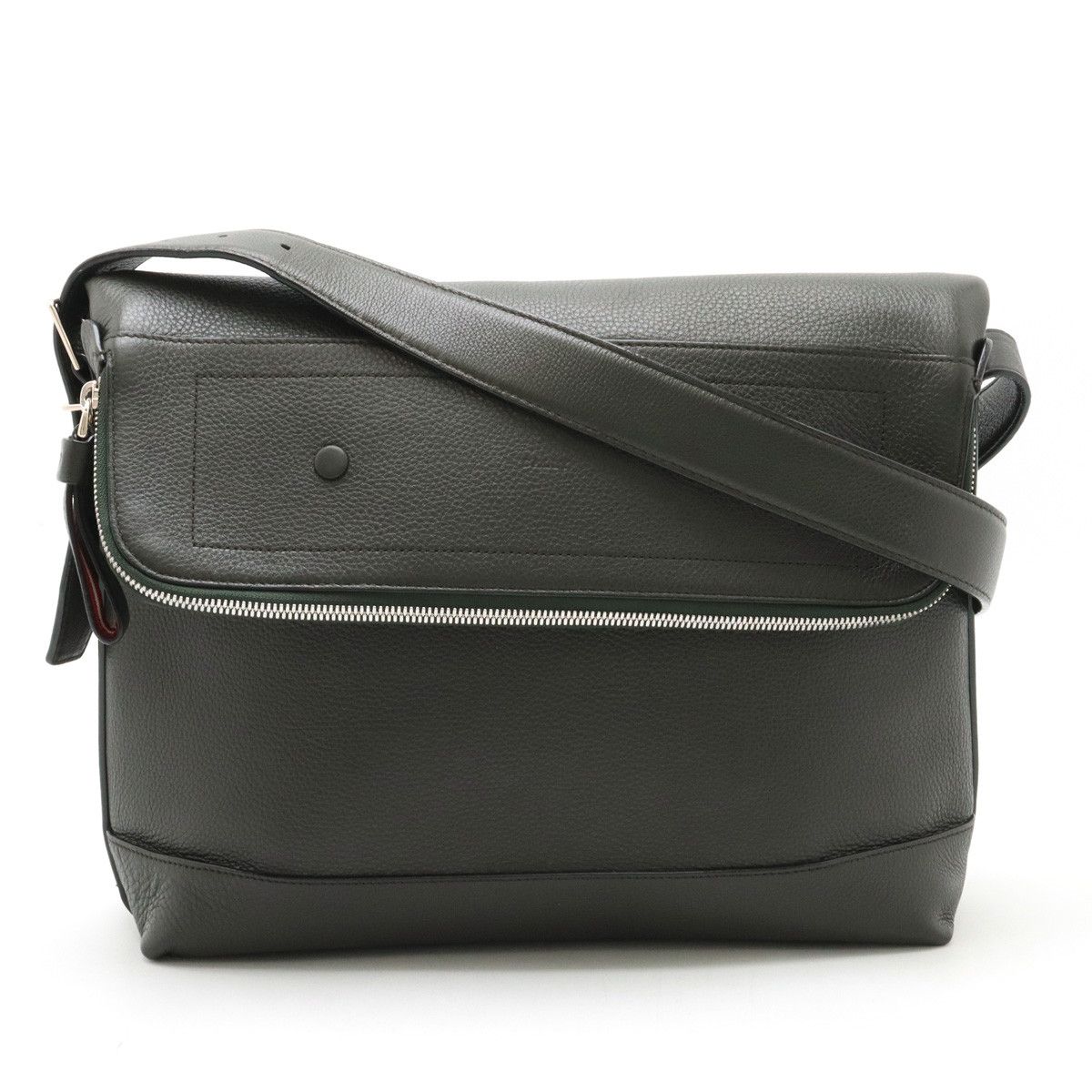 Bally Bally Leather Shoulder Messenger Bag Leather Crossbody Bag in Great Condition