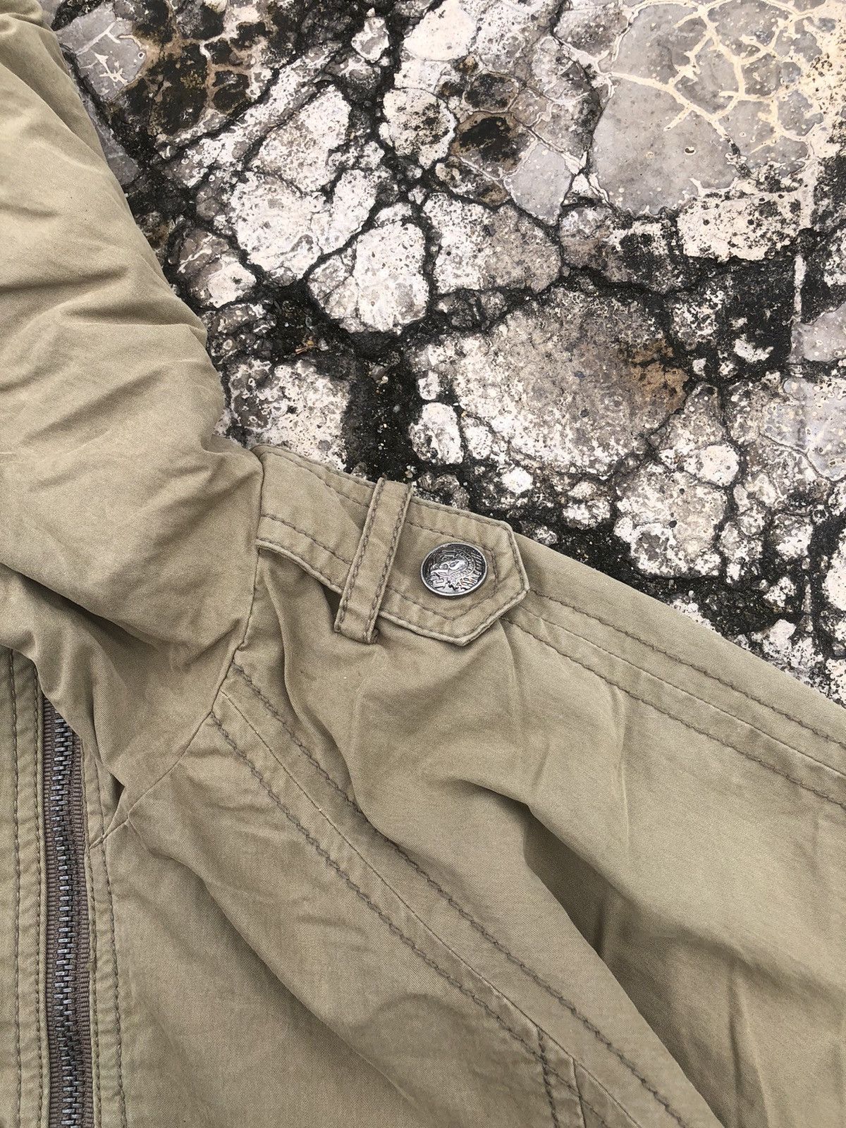 Japanese Brand Vintage Japanese Brands Evisu Military Zipper hoodie Jacket Size L / US 10 / IT 46 - 9 Thumbnail