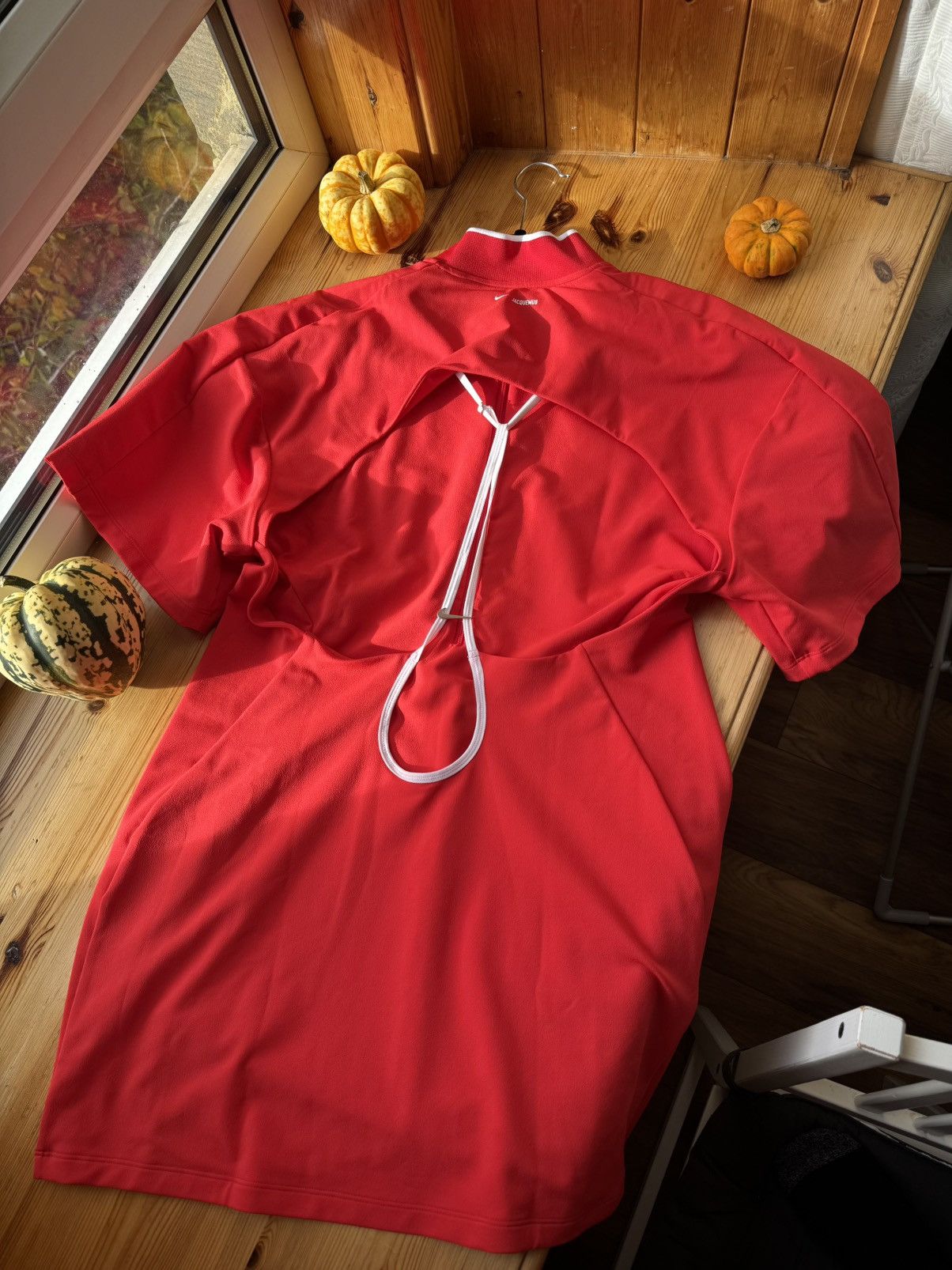 Jacquemus × Nike Jacquemus x Nike Short-Sleeved T-Shirt Dress Size XL / US 12-14 / IT 48-50 - 9 Thumbnail