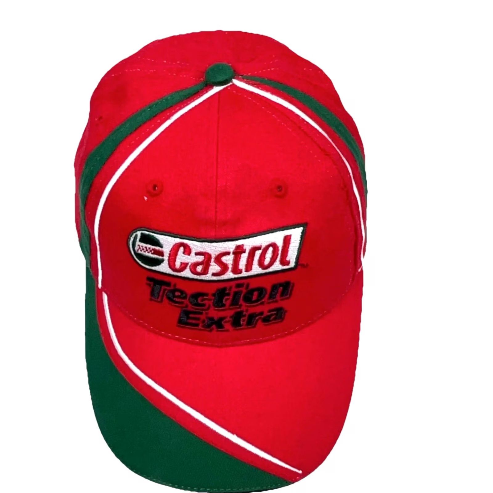 Vintage Castrol Hat Cap Strap Back Red Green Dad Baseball Racing Tection Extra VTG Size ONE SIZE - 2 Thumbnail