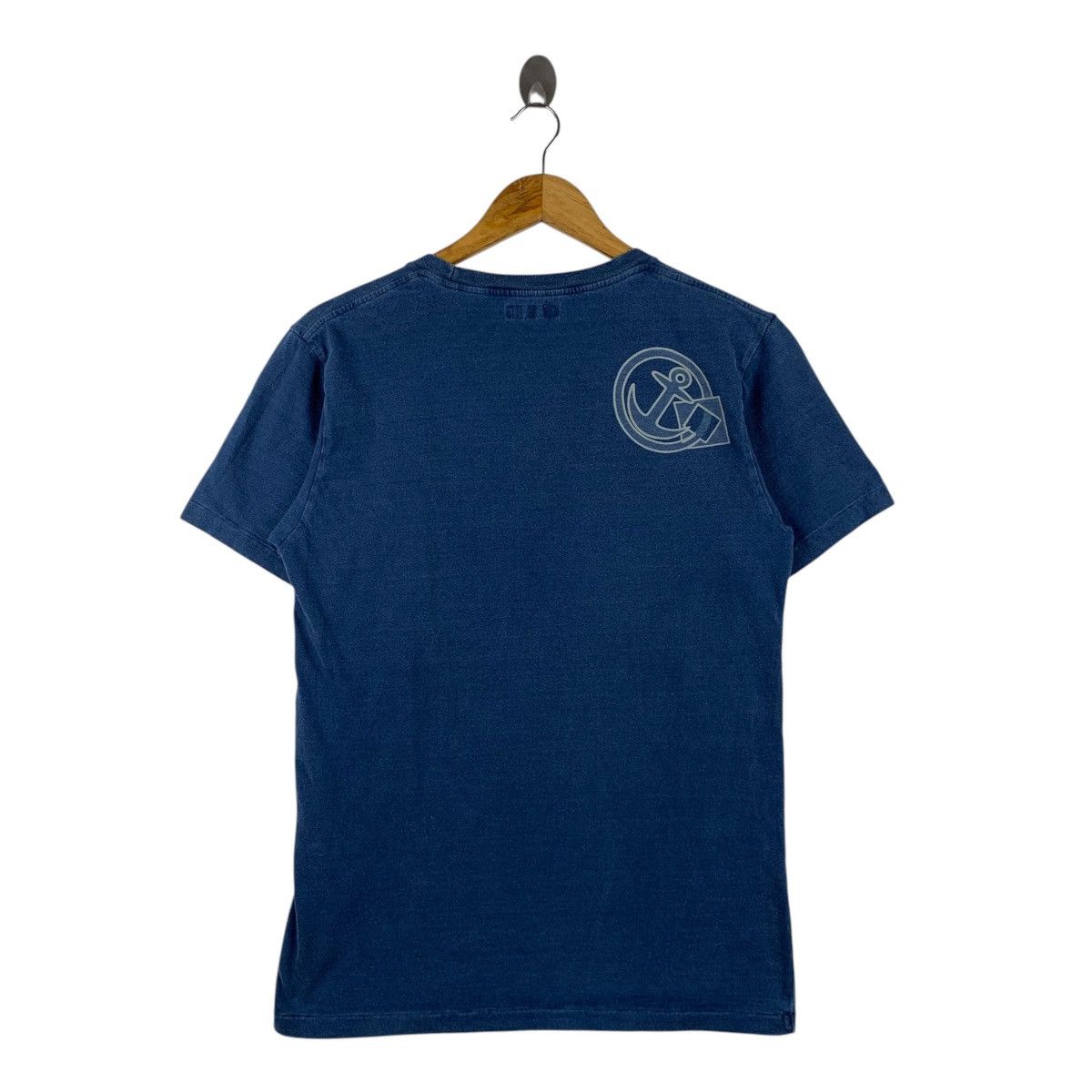 Blue Blue Japan × Japanese Brand × Vintage Vintage BLUE BLUE Japan Japanese Brand Indigo Big T-Shirt Size US M / EU 48-50 / 2 - 3 Thumbnail