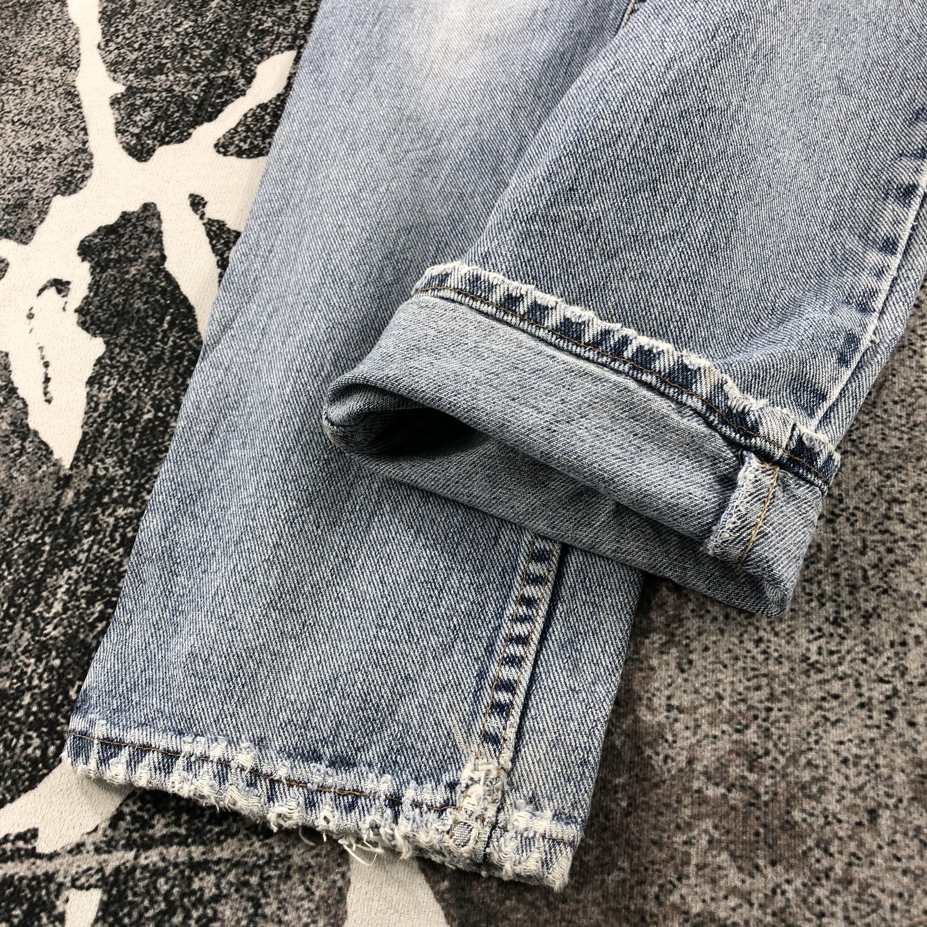 Levi's Vintage 90s Levi's 550 Jeans Medium Wash Denim KJ916 Size US 32 / EU 48 - 7 Thumbnail