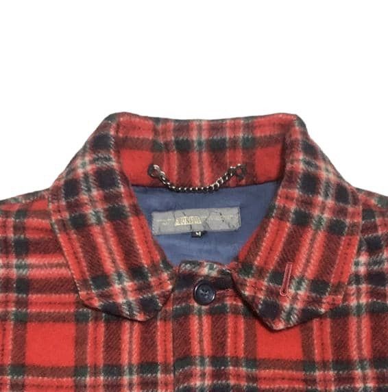 Japanese Brand Vintage Japanese Yukiya Plaid Wool Flannel Shirt Jacket Size US M / EU 48-50 / 2 - 5 Thumbnail