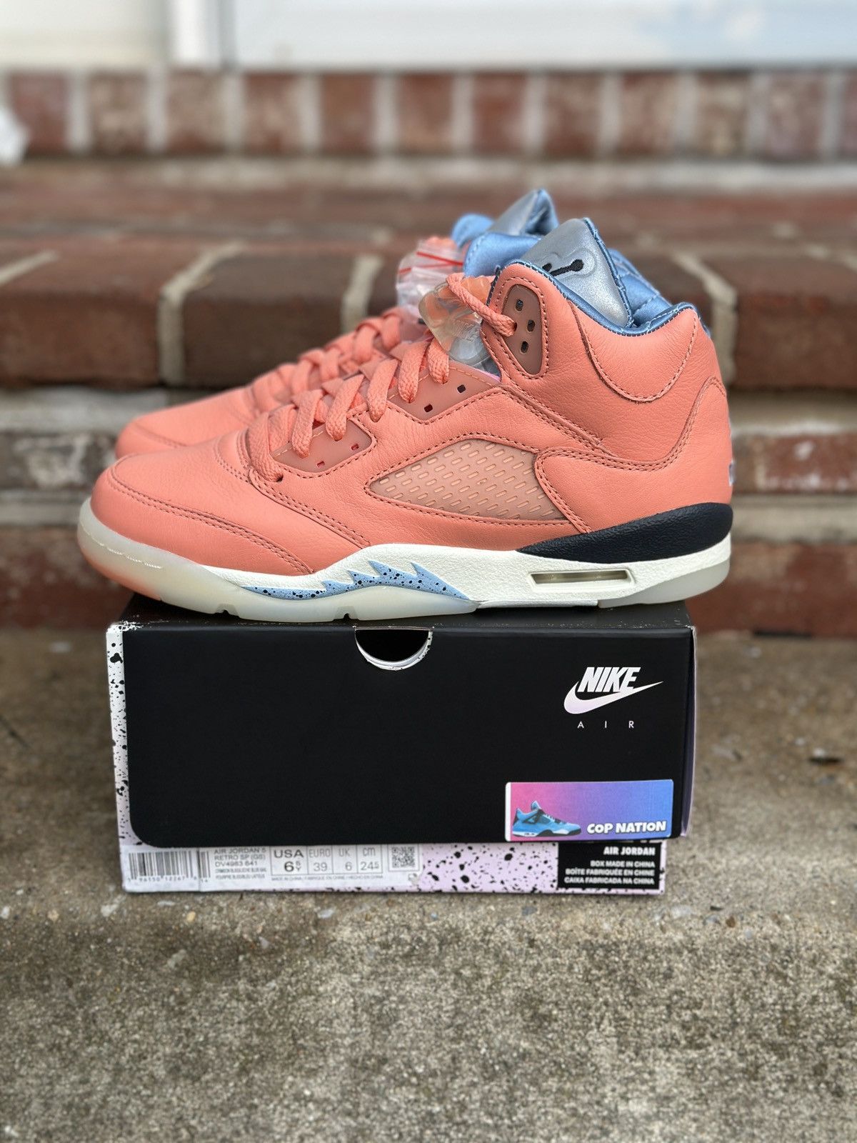 Dj Khaled × Jordan Brand Nike Air Jordan 5 Retro DJ Khaled We The Best Crimson Bliss Size US 6.5 / EU 39-40 - 2 Thumbnail