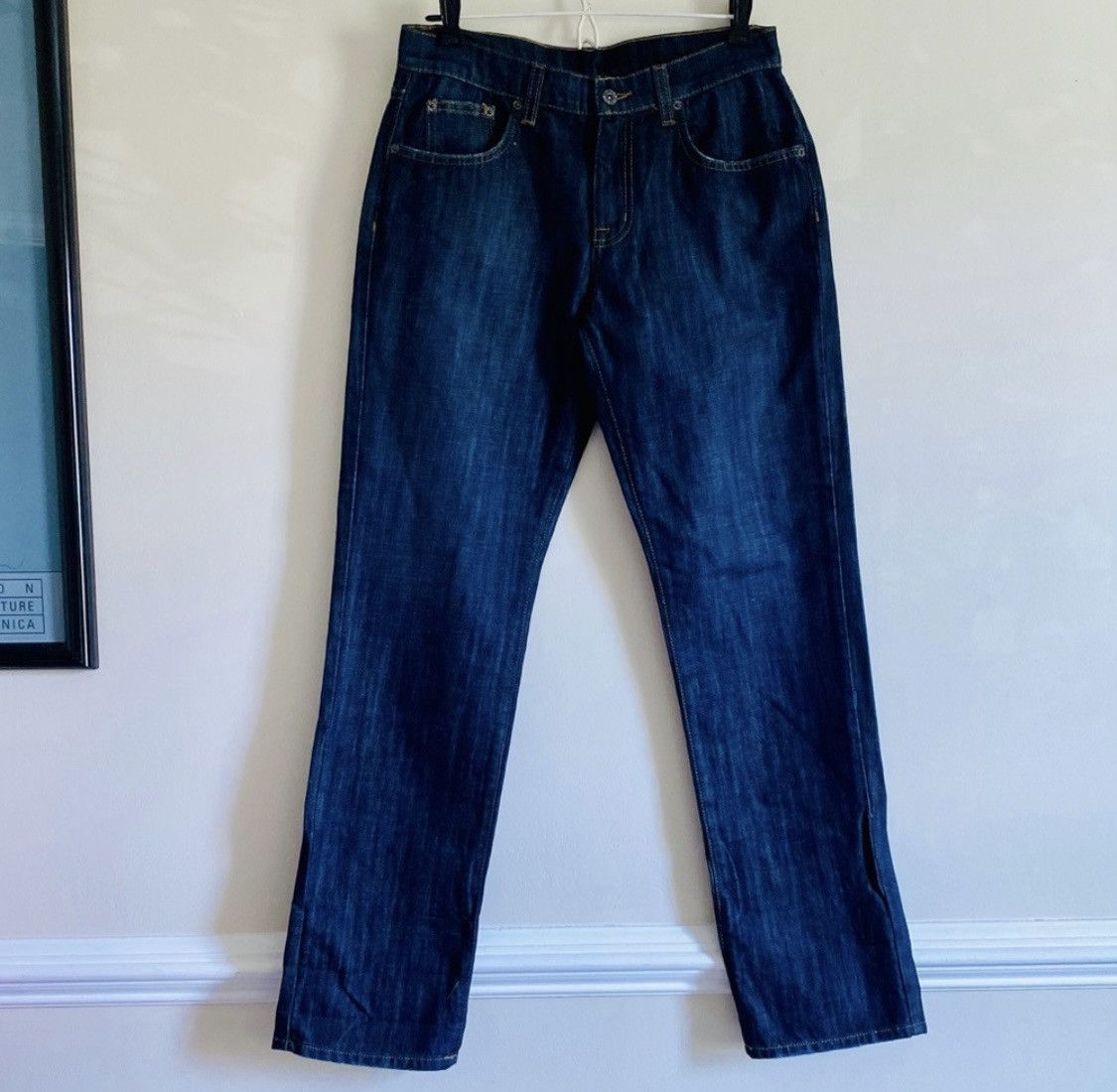 Other LF CARMAR DARK WASH LOW FIT BAGGY JEANS Size 30" / US 8 / IT 44 - 3 Thumbnail