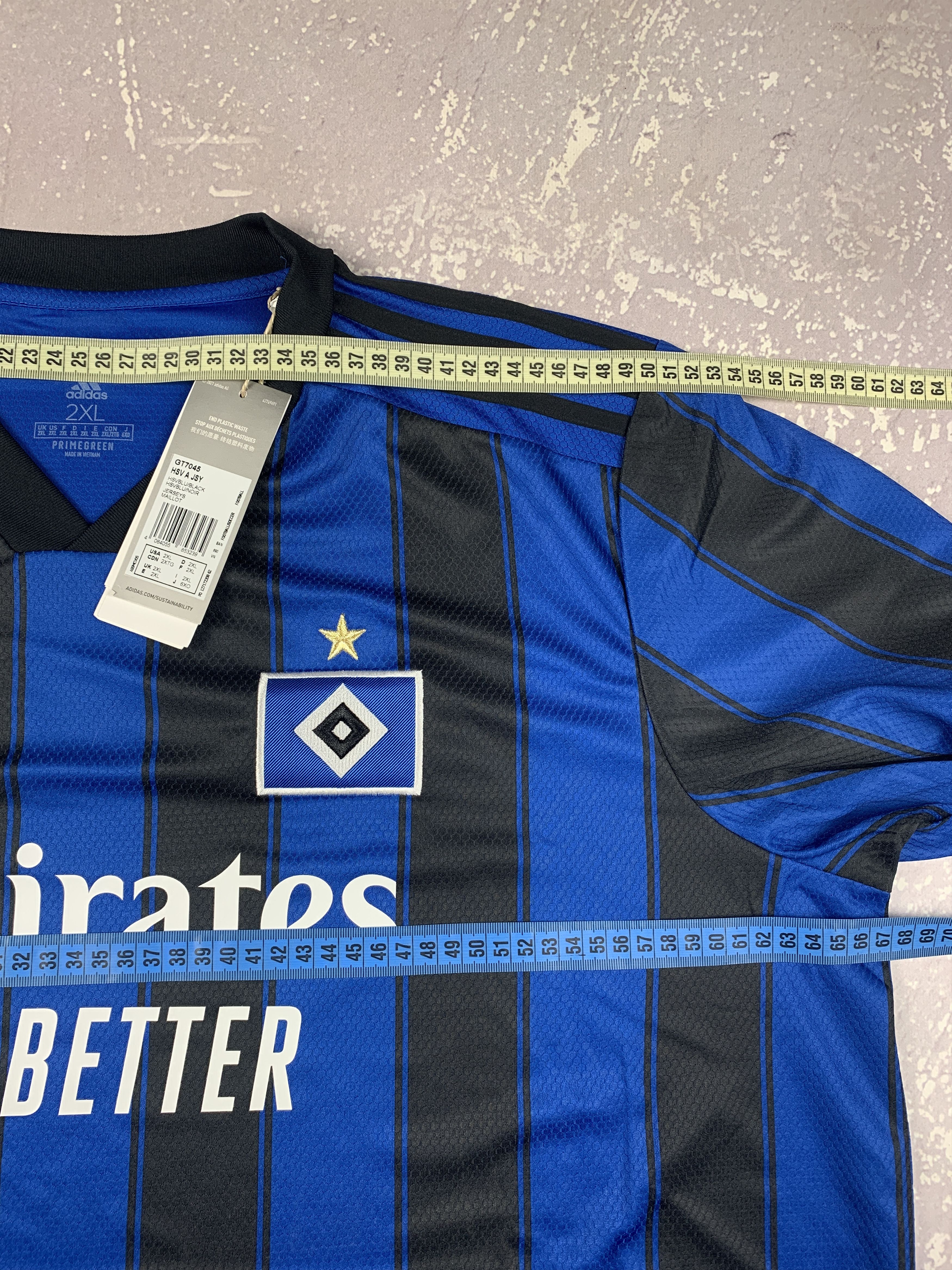 Adidas BNWT Adidas Hamburg 2021/2022 Away Soccer Jersey Shirt Bloke Size US XXL / EU 58 / 5 - 7 Thumbnail