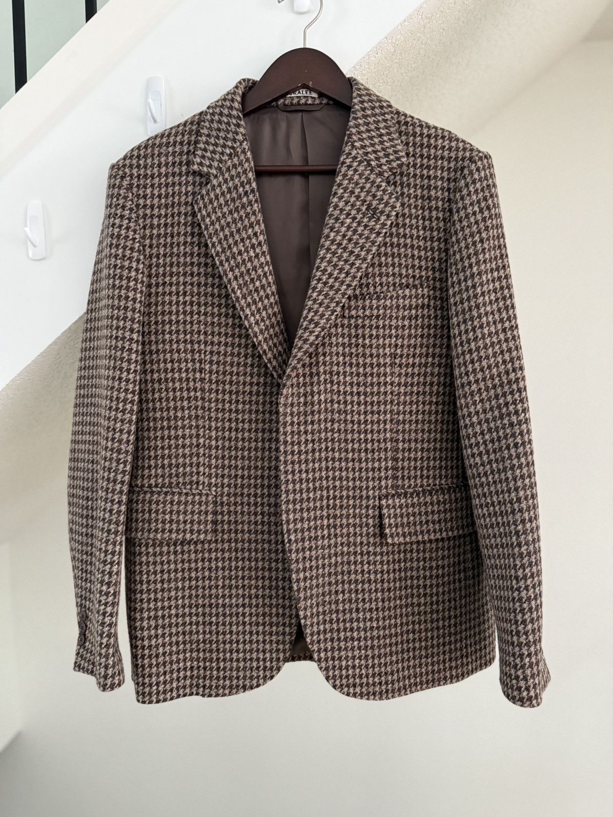 Auralee Tweed Over Jacket | Grailed