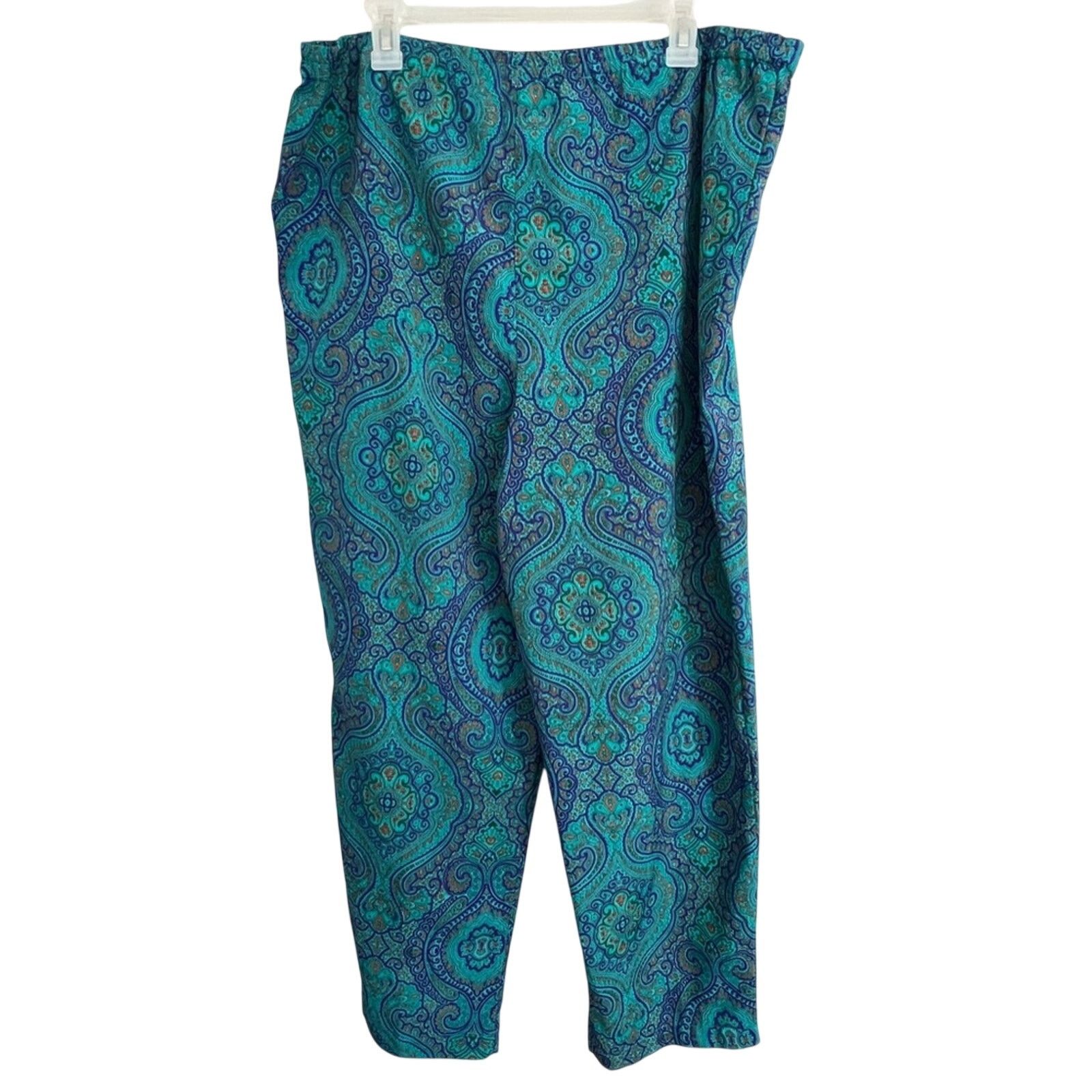 Victoria's Secret Vintage 80s Victorias Secret Gold Label Pajama Lounge Pants Size 26" / US 2 / IT 38 - 2 Thumbnail