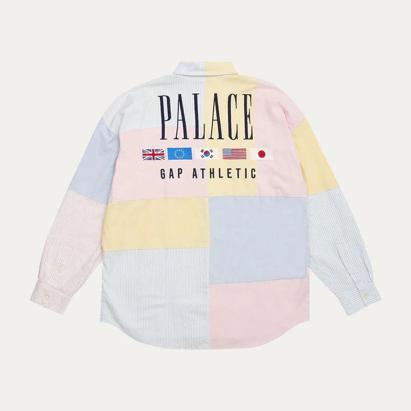 Gap × Palace nwt S(6/7) kids Palace x Gap Drop Shoulder Oxford Shirt Size US S / EU 44-46 / 1 - 2 Thumbnail