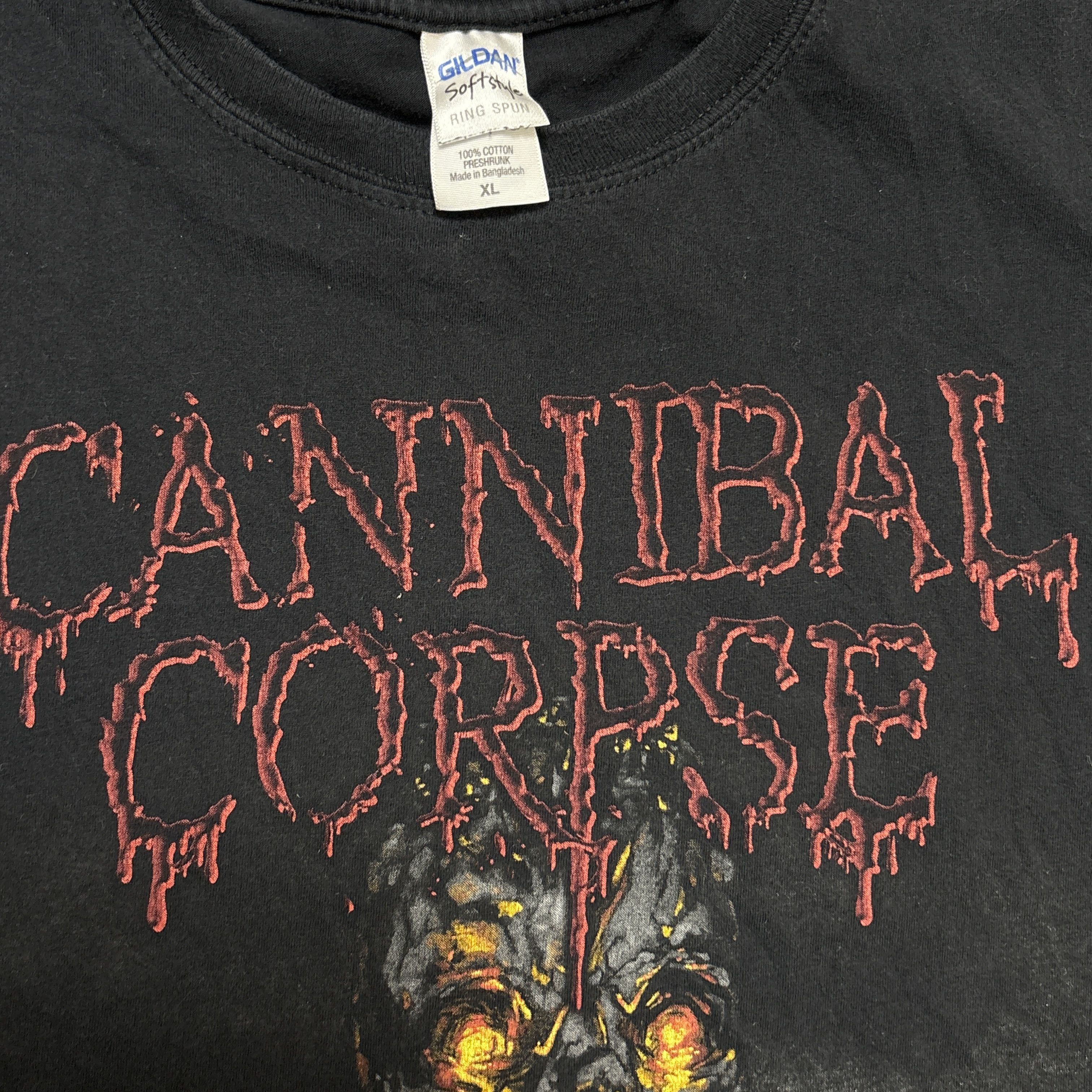 Band Tees Cannibal Corpse Shirt Tour Concert Death Metal Band Tee Size US XL / EU 56 / 4 - 7 Thumbnail