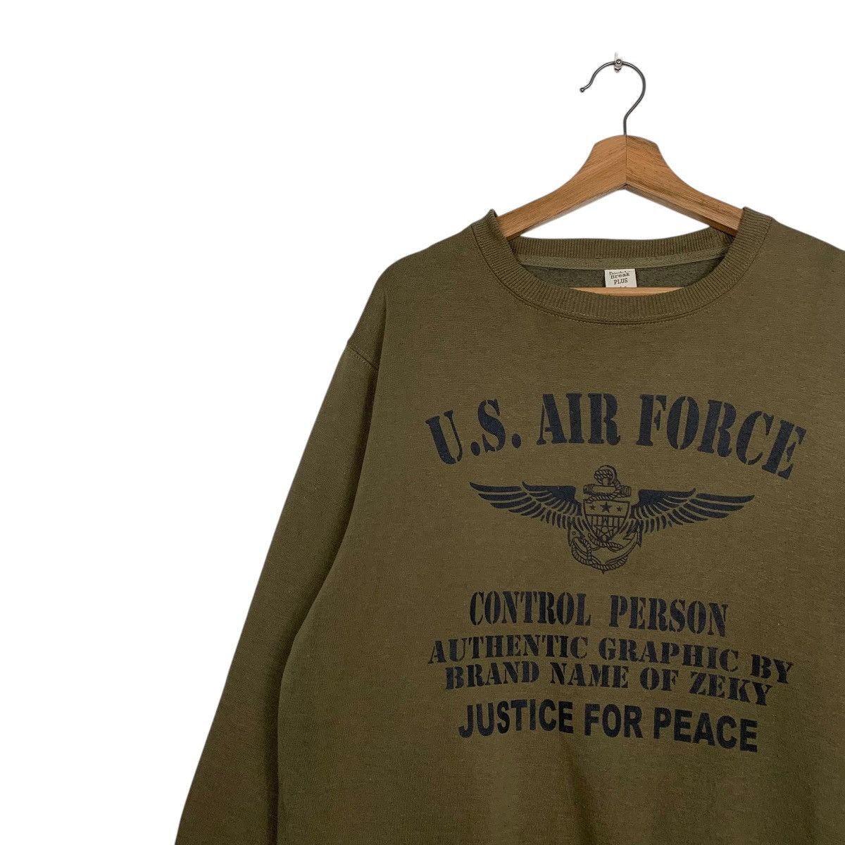 Japanese Brand US Air Force Crewneck Sweatshirt Size US L / EU 52-54 / 3 - 6 Thumbnail
