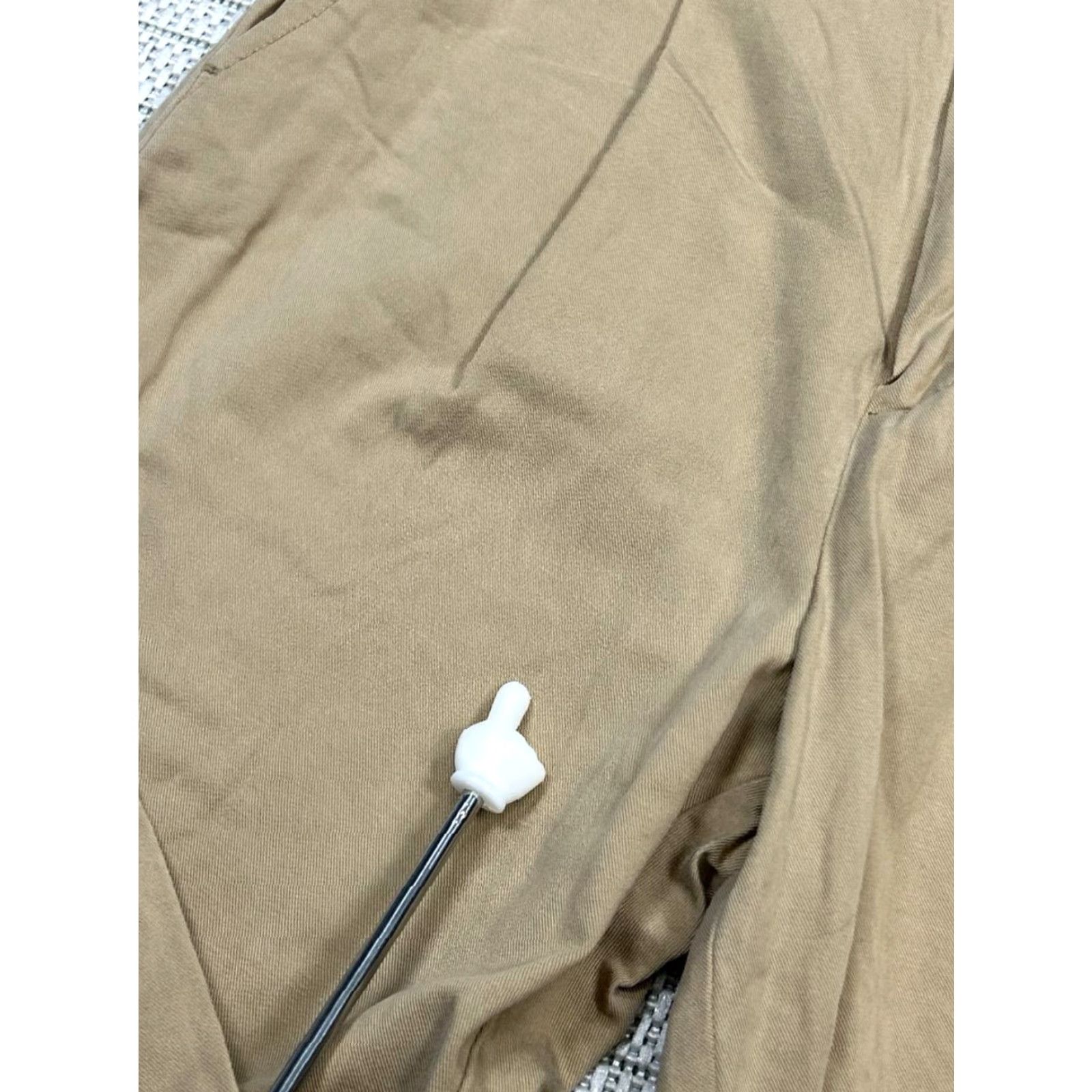 Everlane Everlane The Pleated Air Chino Pants Womens 4 Beige Canvas Tapered Fit High Rise Size 27" / US 4 / IT 40 - 4 Thumbnail