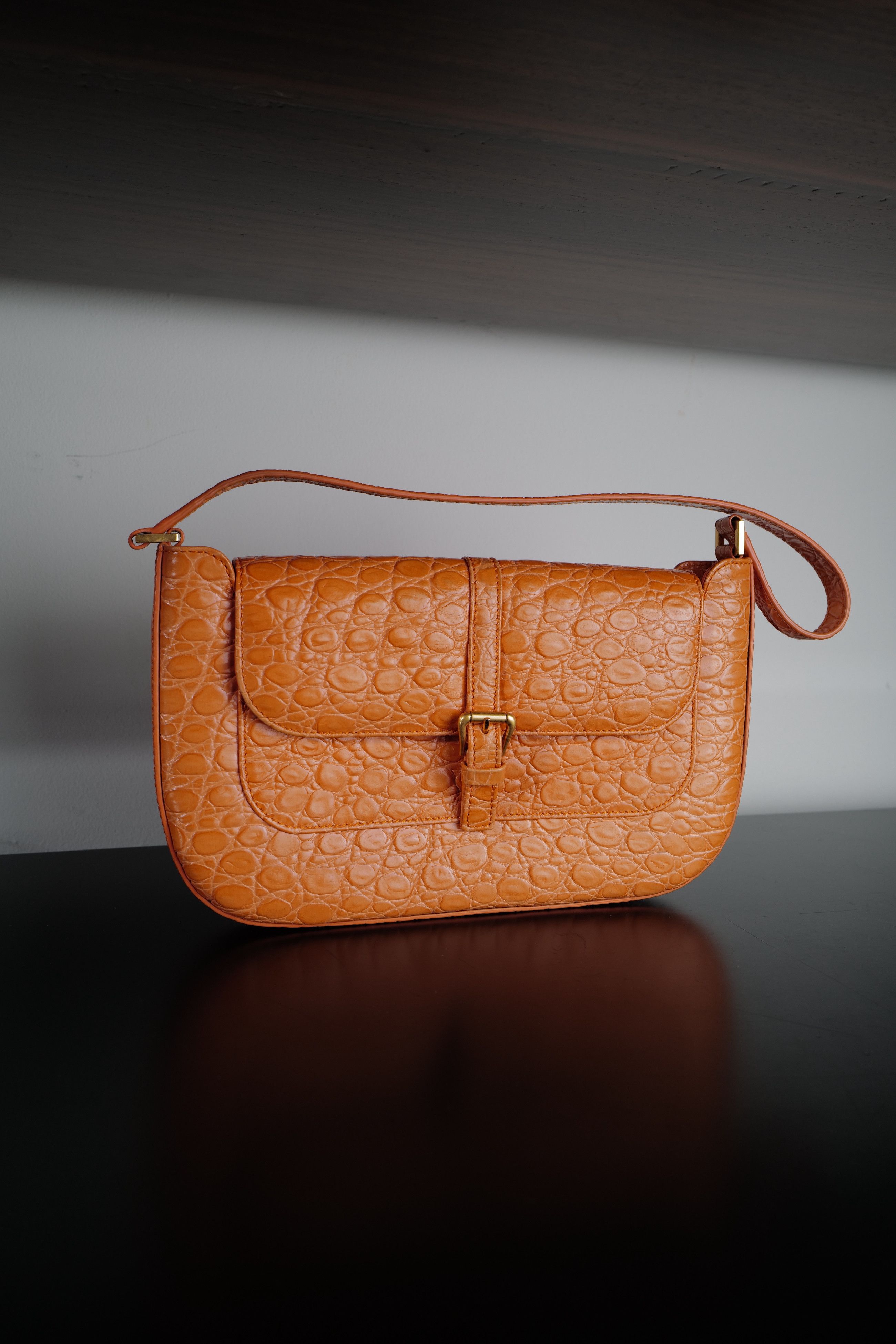 By Far BY FAR MIRANDA PAPAYA CROCO Size ONE SIZE - 1 Thumbnail