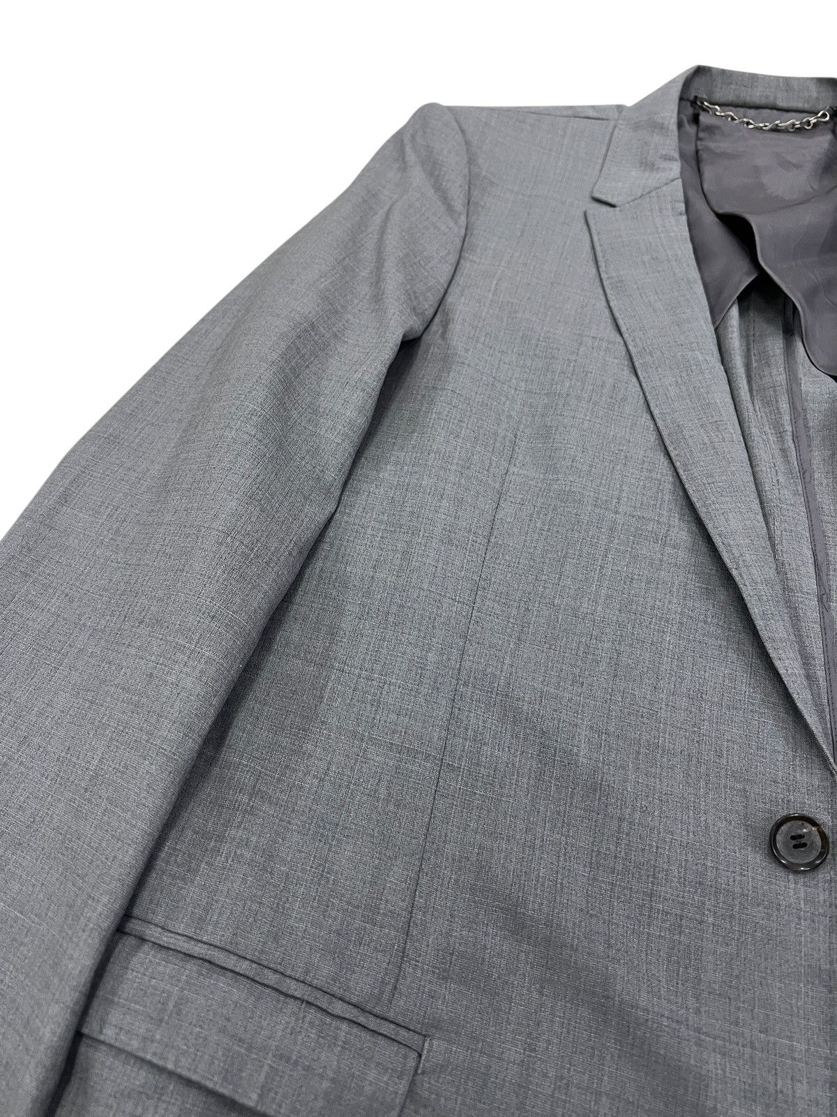 Maison MIHARA YASUHIRO Miharayasuhiro AW11 Gray Wool Blazer Jacket Size 48R - 6 Thumbnail