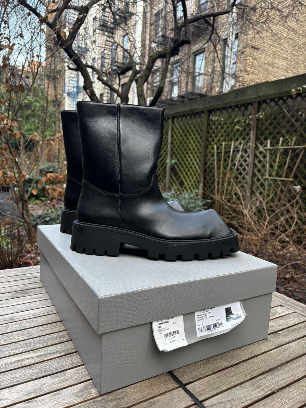 Balenciaga Balenciaga Leather Rhino Boots | Grailed Balenciaga Balenciaga Leather Rhino Boots | Grailed