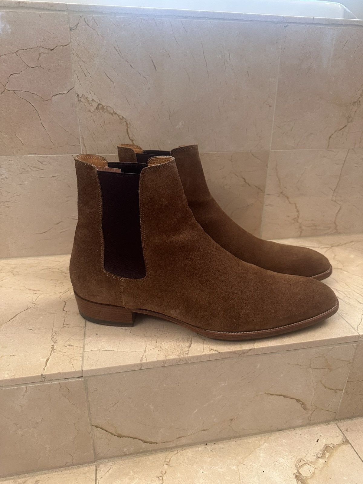 Saint Laurent Paris Saint Laurent Wyatt Hedi 30 Chelsea Boots size 44.5 11.5US Size US 11.5 / EU 44-45 - 12 Thumbnail