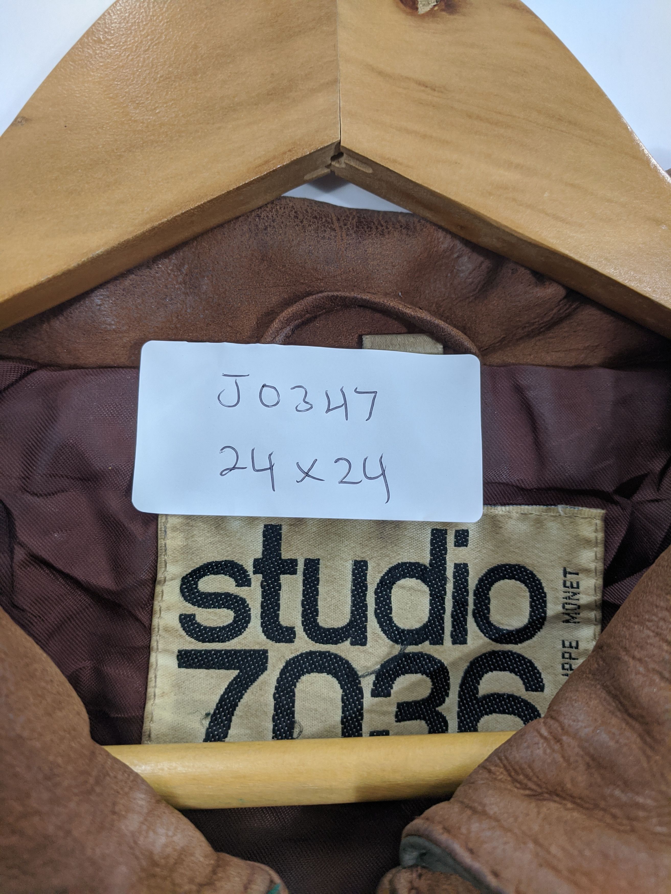 Vintage Vintage 80s Studio 7036 Leather Jacket J0347 Size US M / EU 48-50 / 2 - 13 Thumbnail