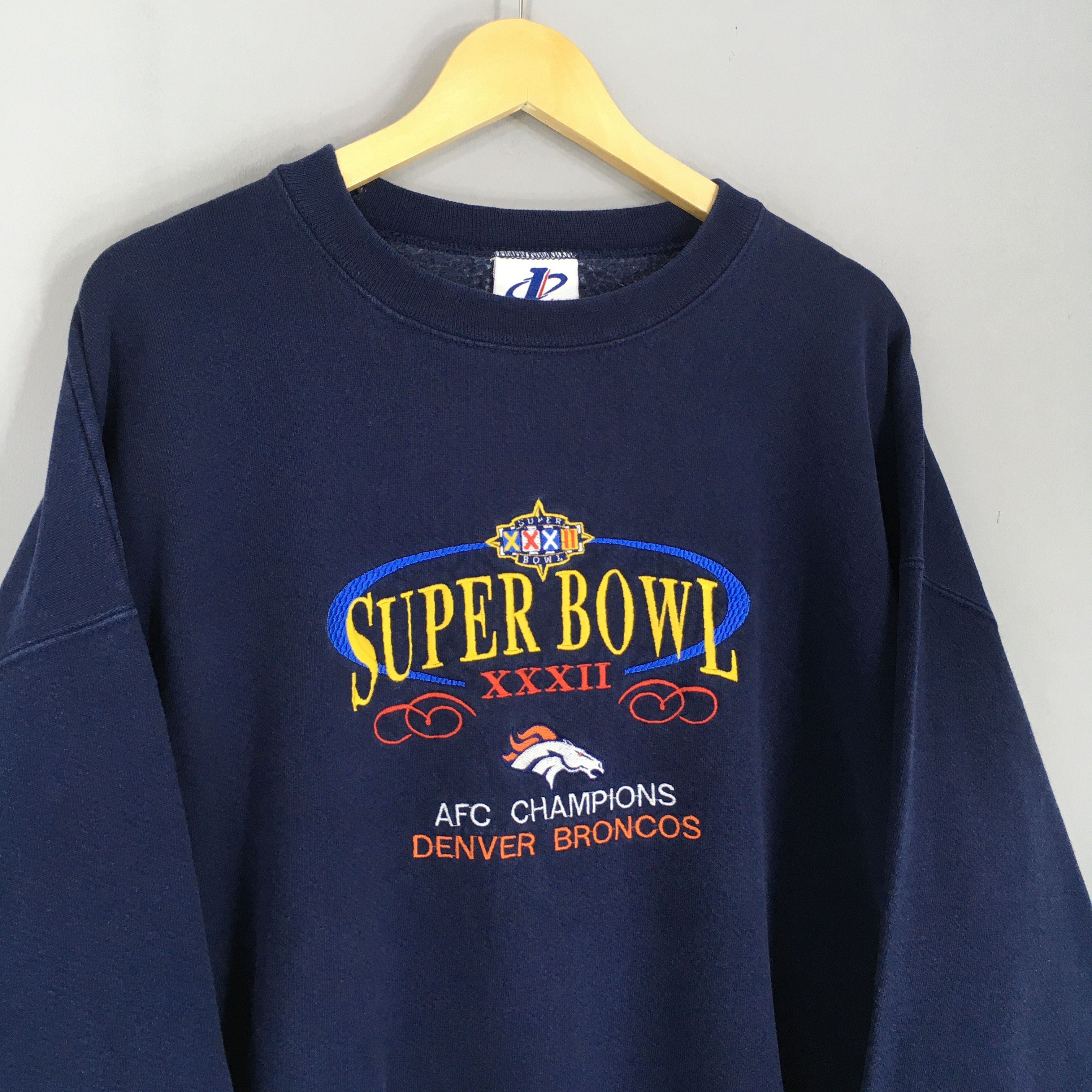 NFL × Vintage Vintage Denver Broncos NFL Sweatshirt XLarge Super Bowl Size US XL / EU 56 / 4 - 4 Thumbnail