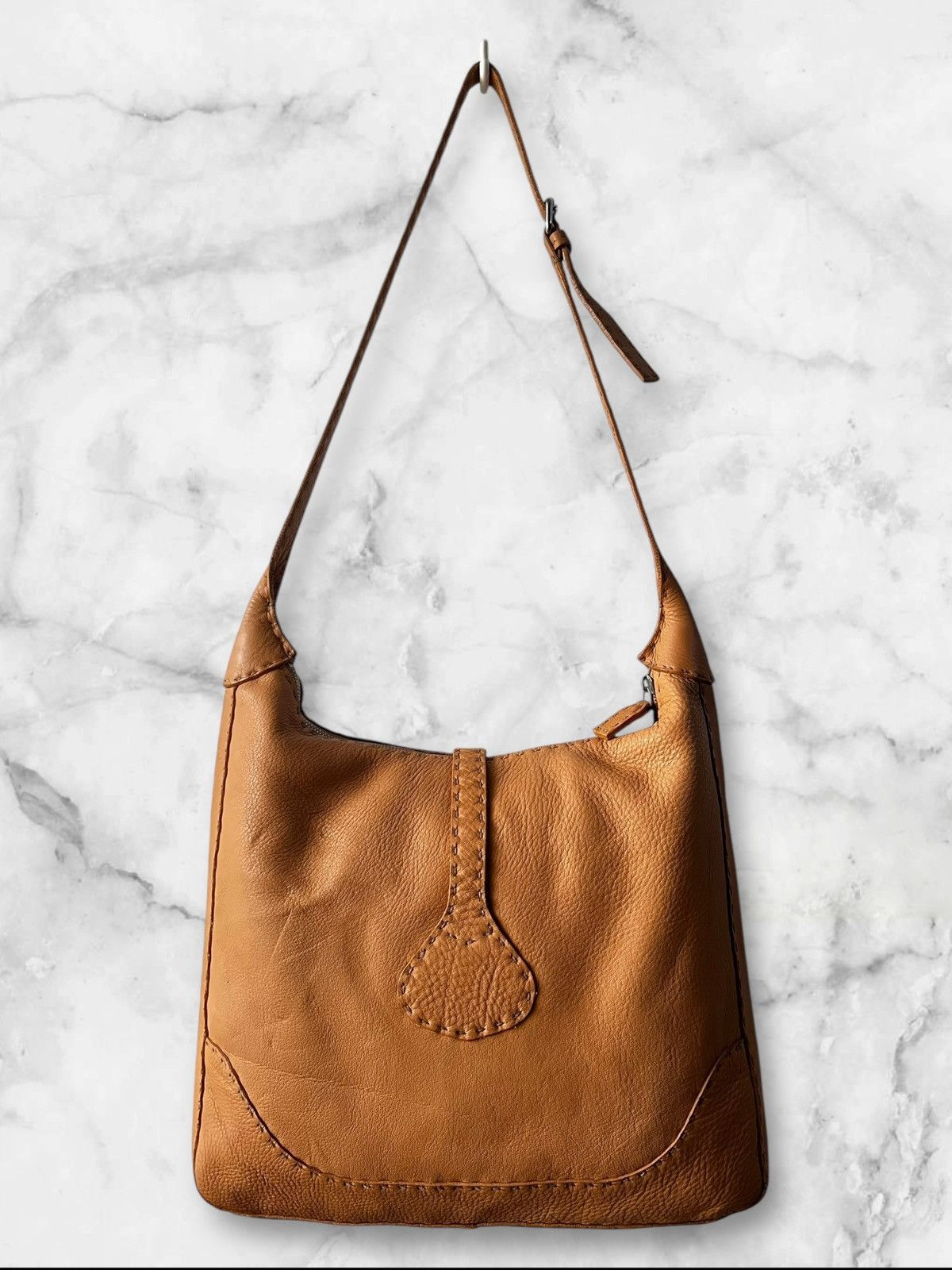 Fendi Fendi Selleria Trim Leather Shoulder Bag Size ONE SIZE - 2 Thumbnail