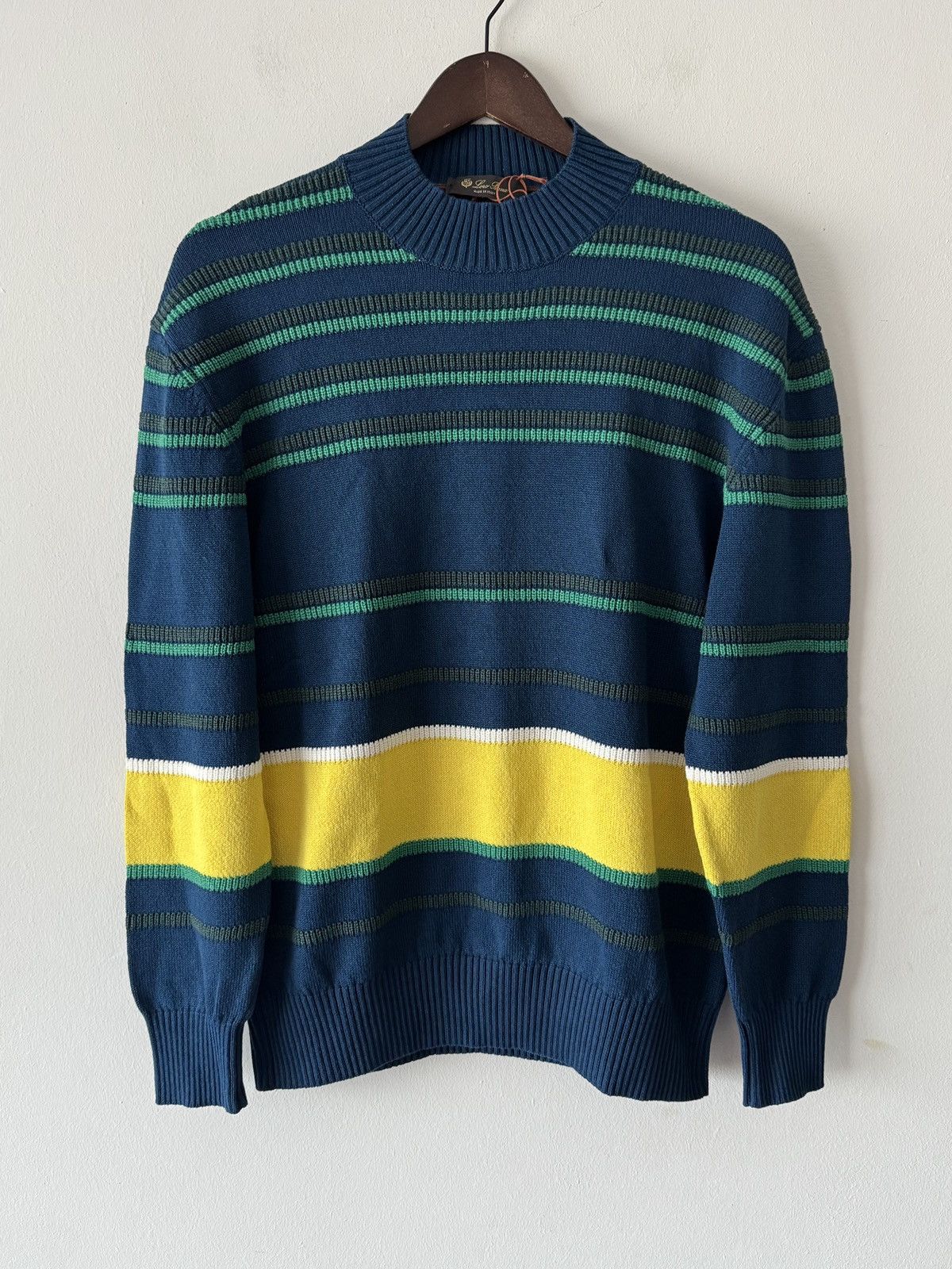 Loro Piana 🔥🔥 Loro Piana Girocollo Chilton Cotton Sweater Size US L / EU 52-54 / 3 - 2 Thumbnail