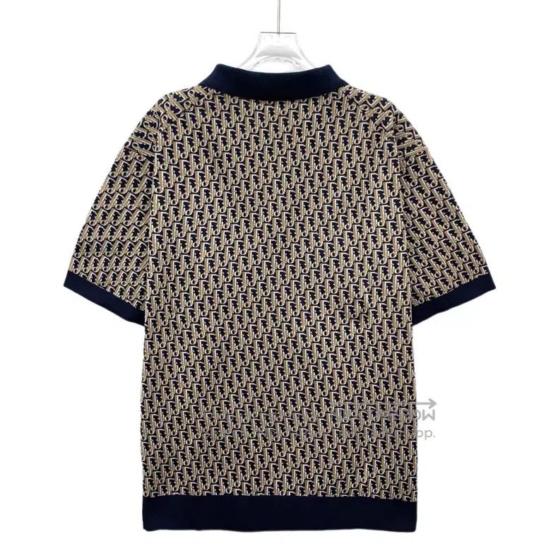 Dior Dior 22 colour-blocking logo jacquart full-print cotton la Size US XL / EU 56 / 4 - 2 Thumbnail