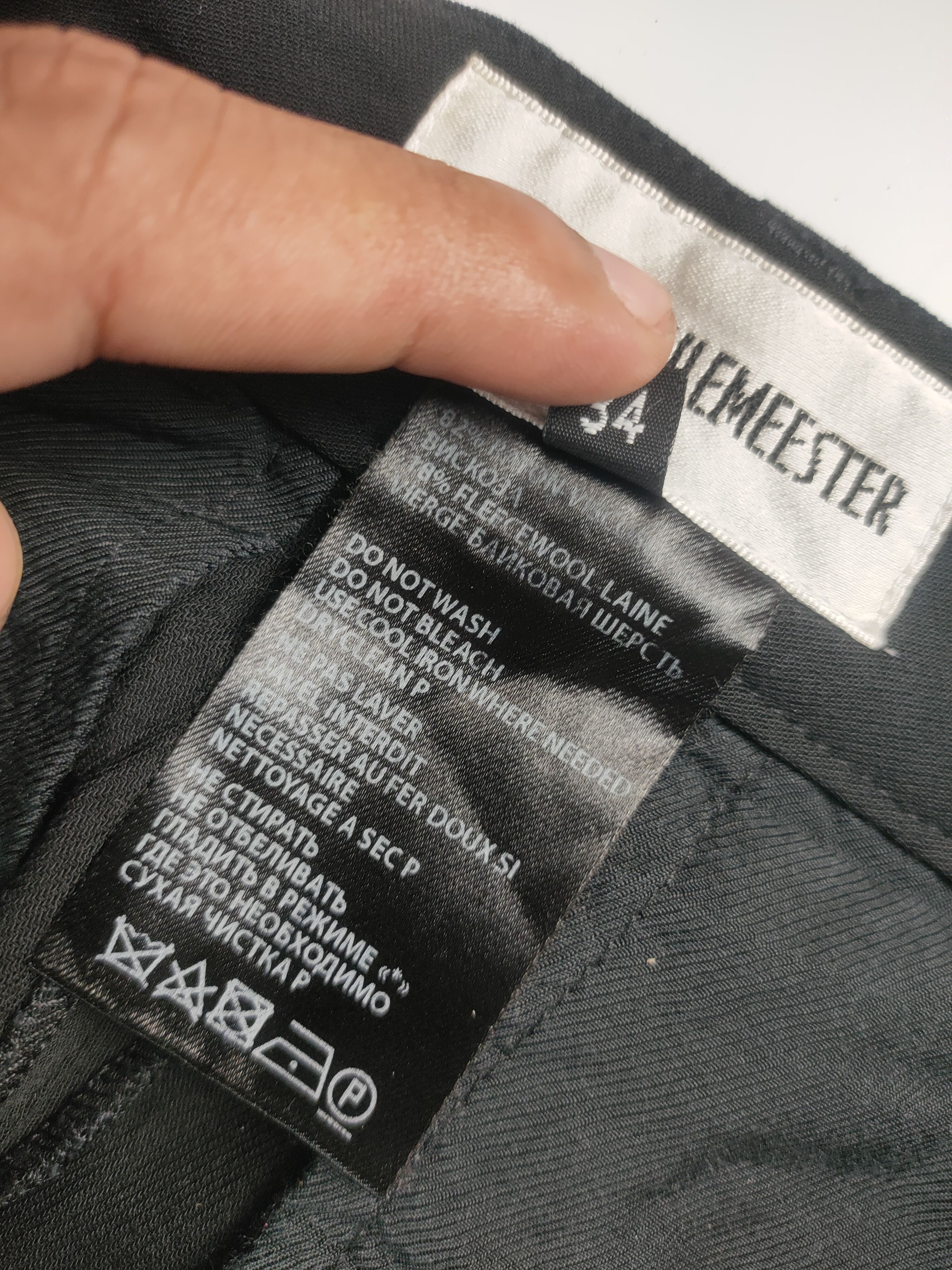 Ann Demeulemeester Ann Demeulemeester Wool Pants Size 34" / US 12 / IT 48 - 7 Thumbnail