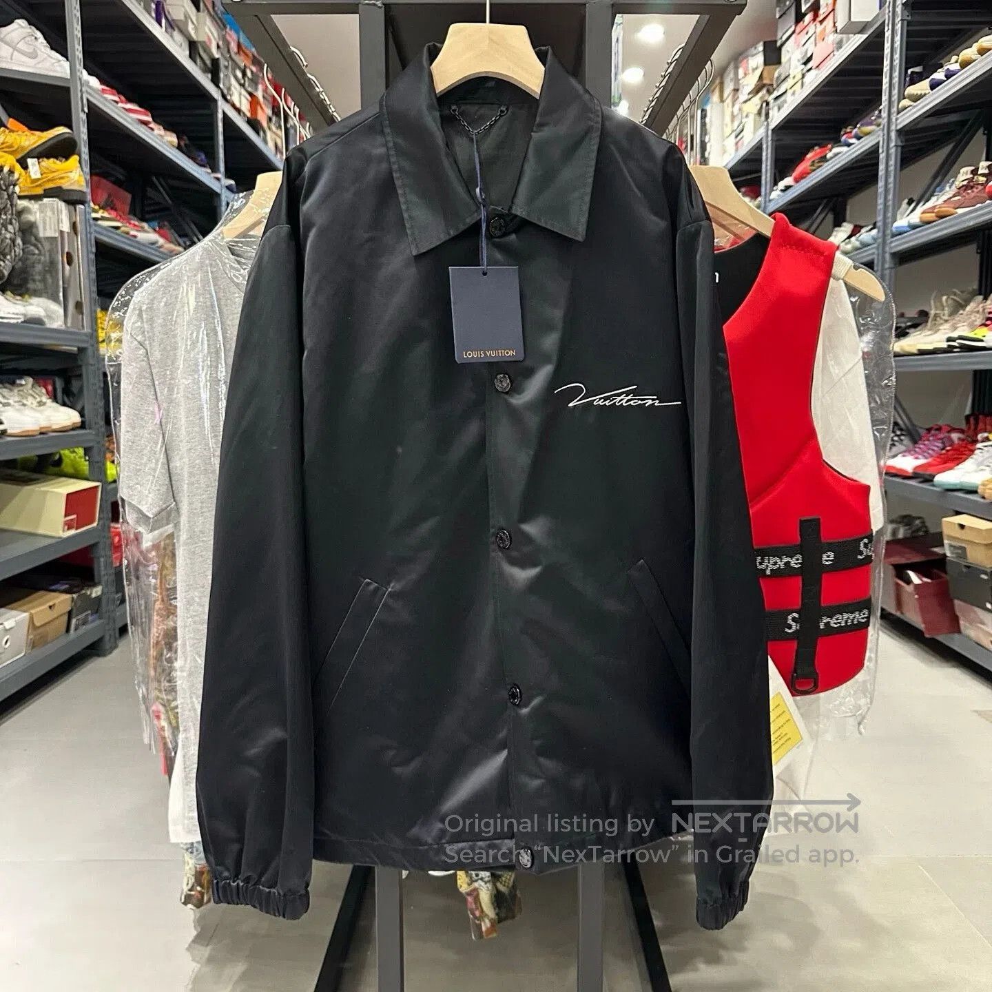 Louis Vuitton louis vuitton fw23 logo embroidery jacket. Size US L / EU 52-54 / 3 - 2 Thumbnail