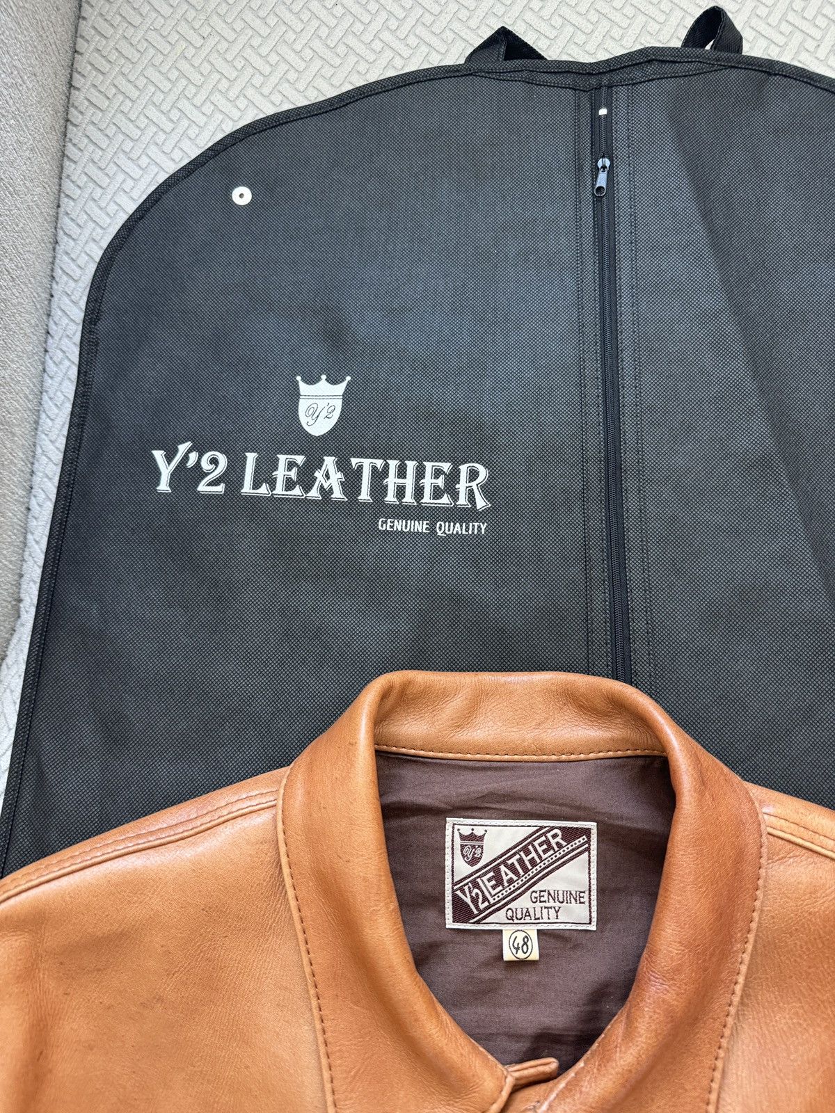 Y'2 Leather Y'2 LEATHER TAN HORSE HIDE TYPE 1 JACKET | Grailed