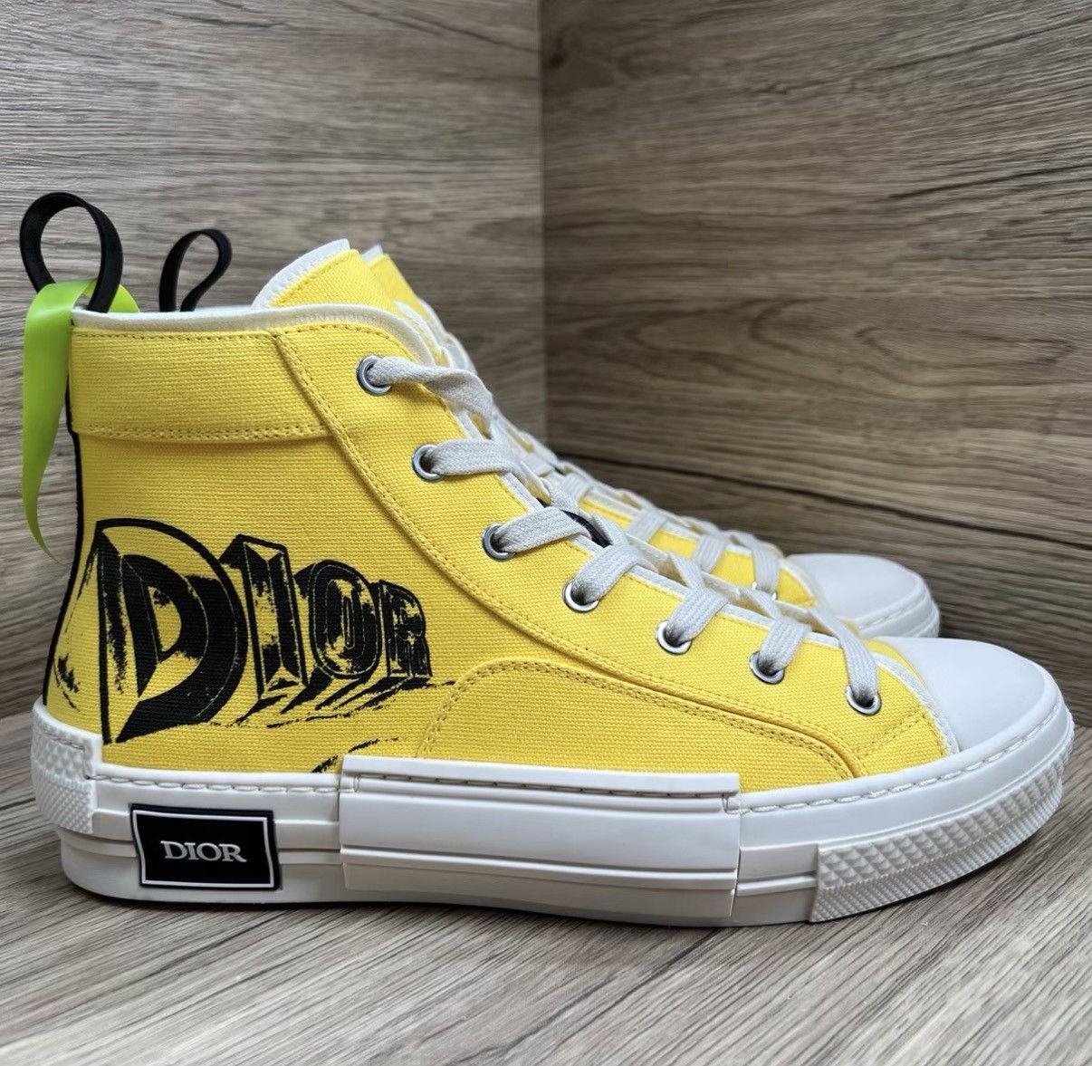 Dior Dior B23 Printed Canvas High-Top Sneakers J41 Size US 8 / EU 41 - 3 Thumbnail