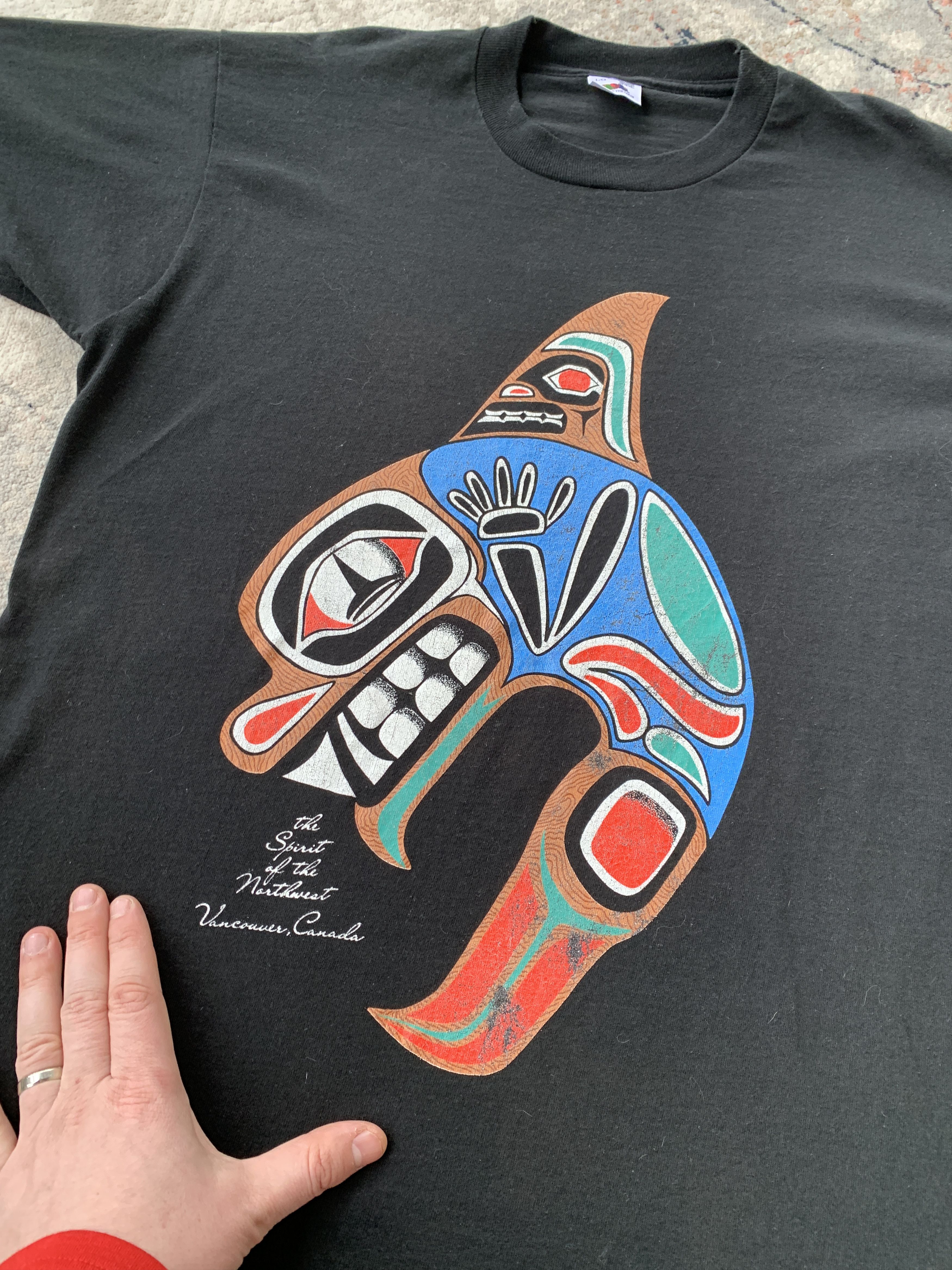 Fruit Of The Loom Vintage The Spirit Of The Northwest Vancouver Canada Tee Size US L / EU 52-54 / 3 - 2 Thumbnail