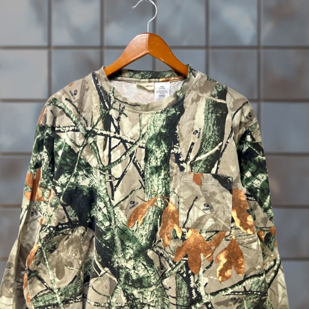 Vintage VINTAGE Real Tree Camo Pocket Long Sleeve Shirt XL Mens Size US XL / EU 56 / 4 - 1 Thumbnail