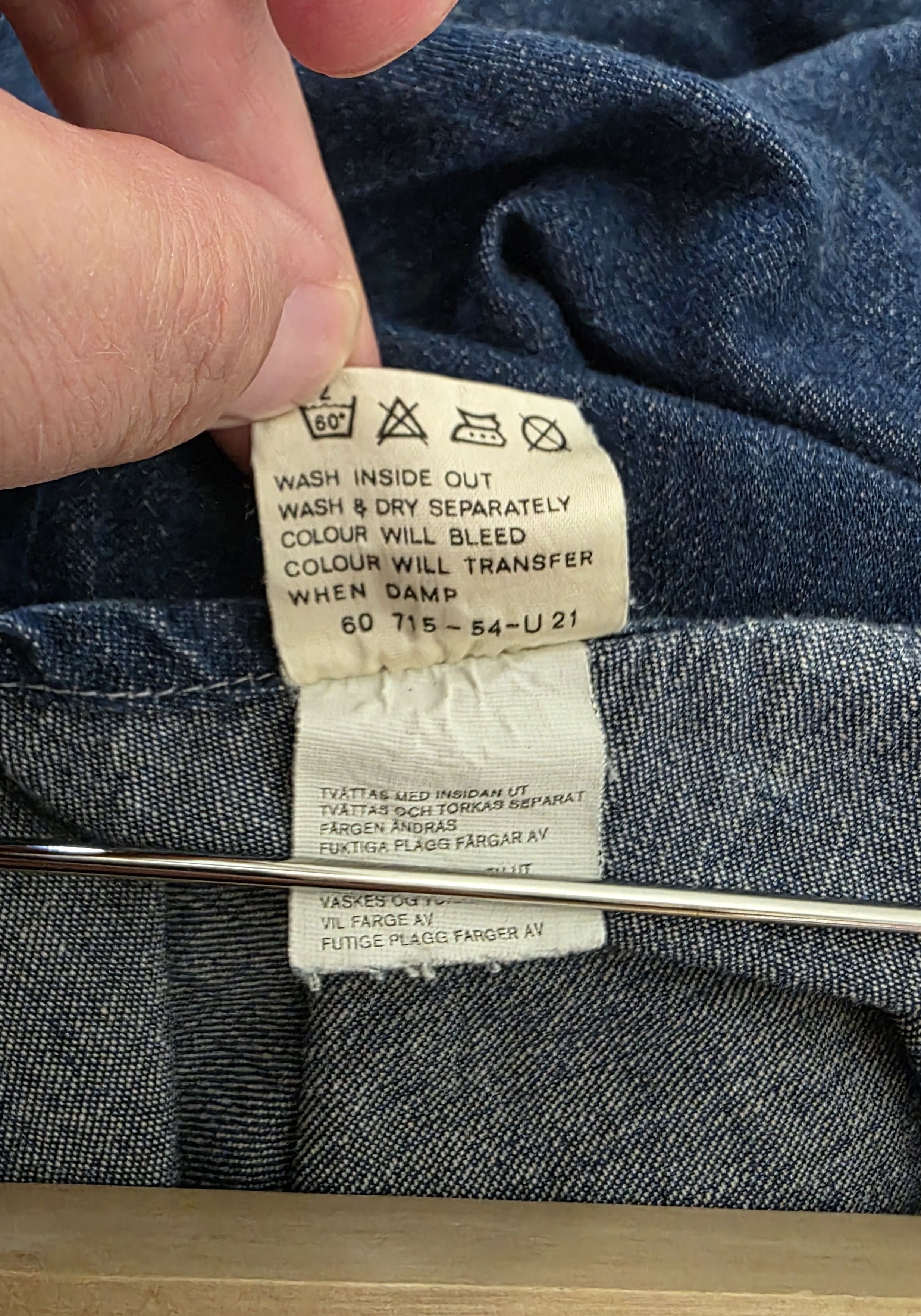 Levi's Levi's vintage jeans shirt M 90s Size US M / EU 48-50 / 2 - 9 Thumbnail