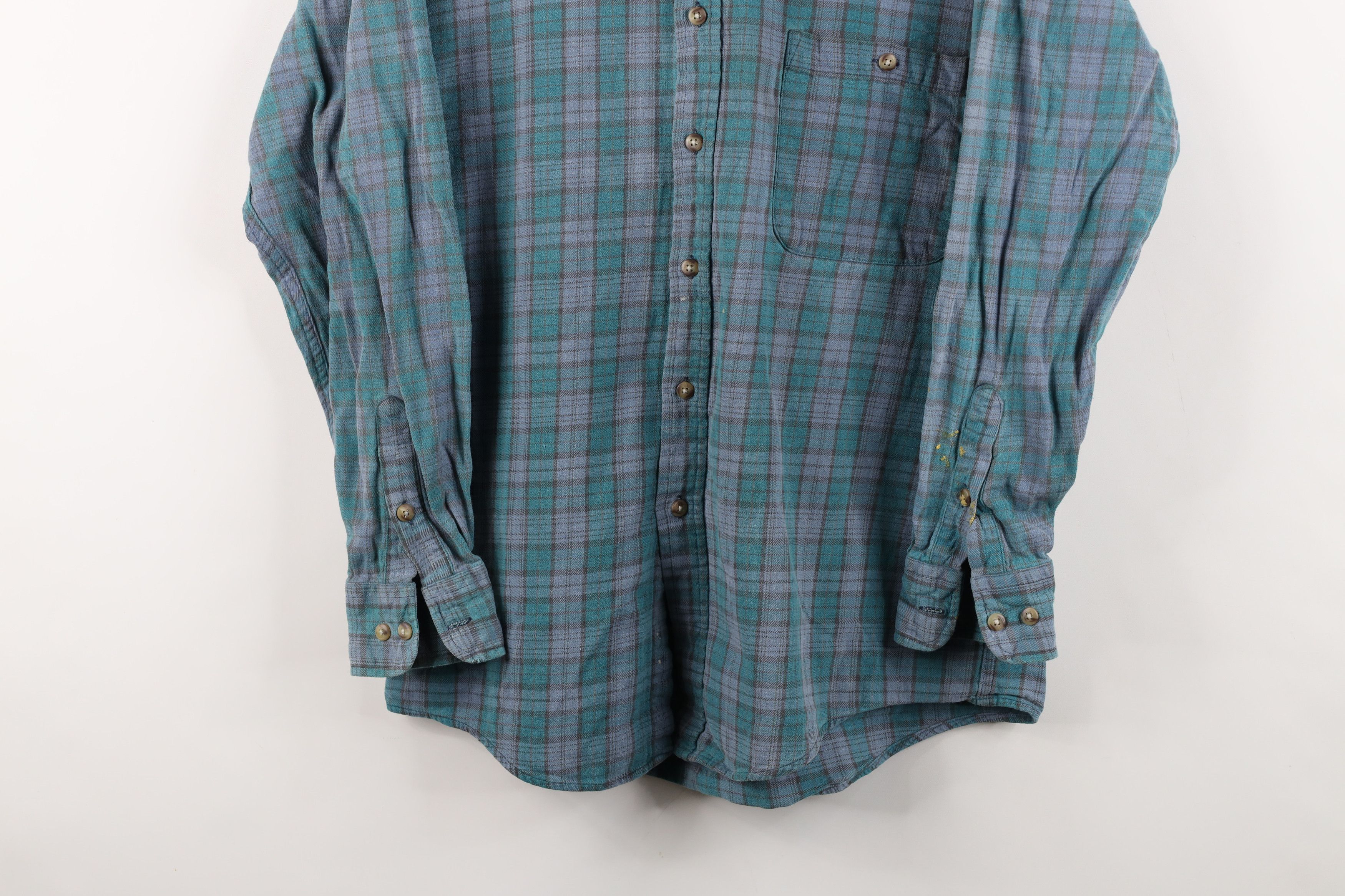Vintage Vintage 90s Streetwear Flannel Collared Button Down Shirt Size US M / EU 48-50 / 2 - 3 Thumbnail