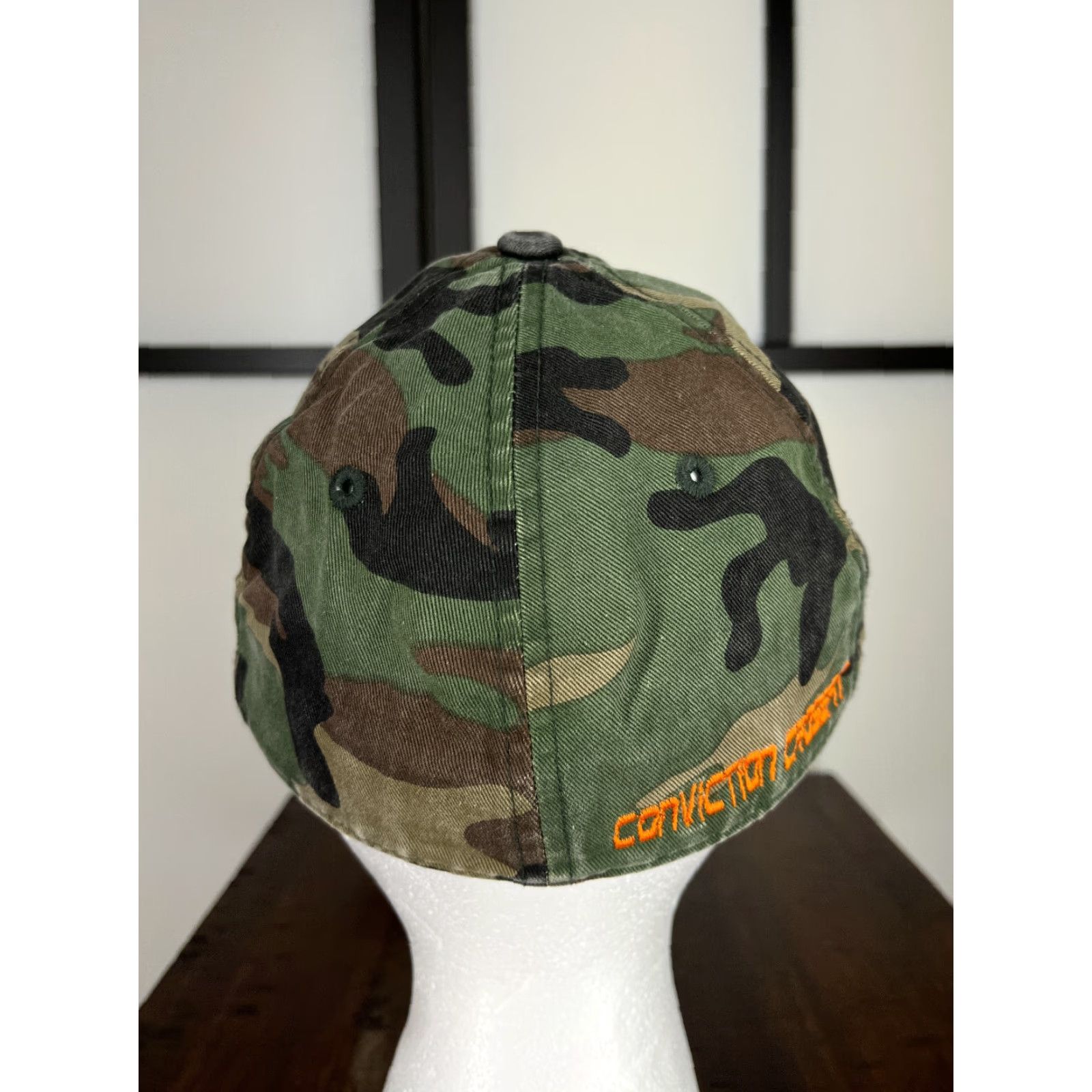 Lids LIDS Conviction Hat Cap Fitted Adult 7 1/8 Green Camo 100% Cotton Twill Baseball Cap Men Mens Size ONE SIZE - 6 Thumbnail