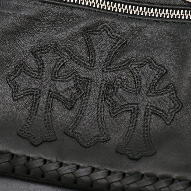 Chrome Hearts Chrome Hearts Triple Cross Patch Zip Pouch Size ONE SIZE - 3 Thumbnail