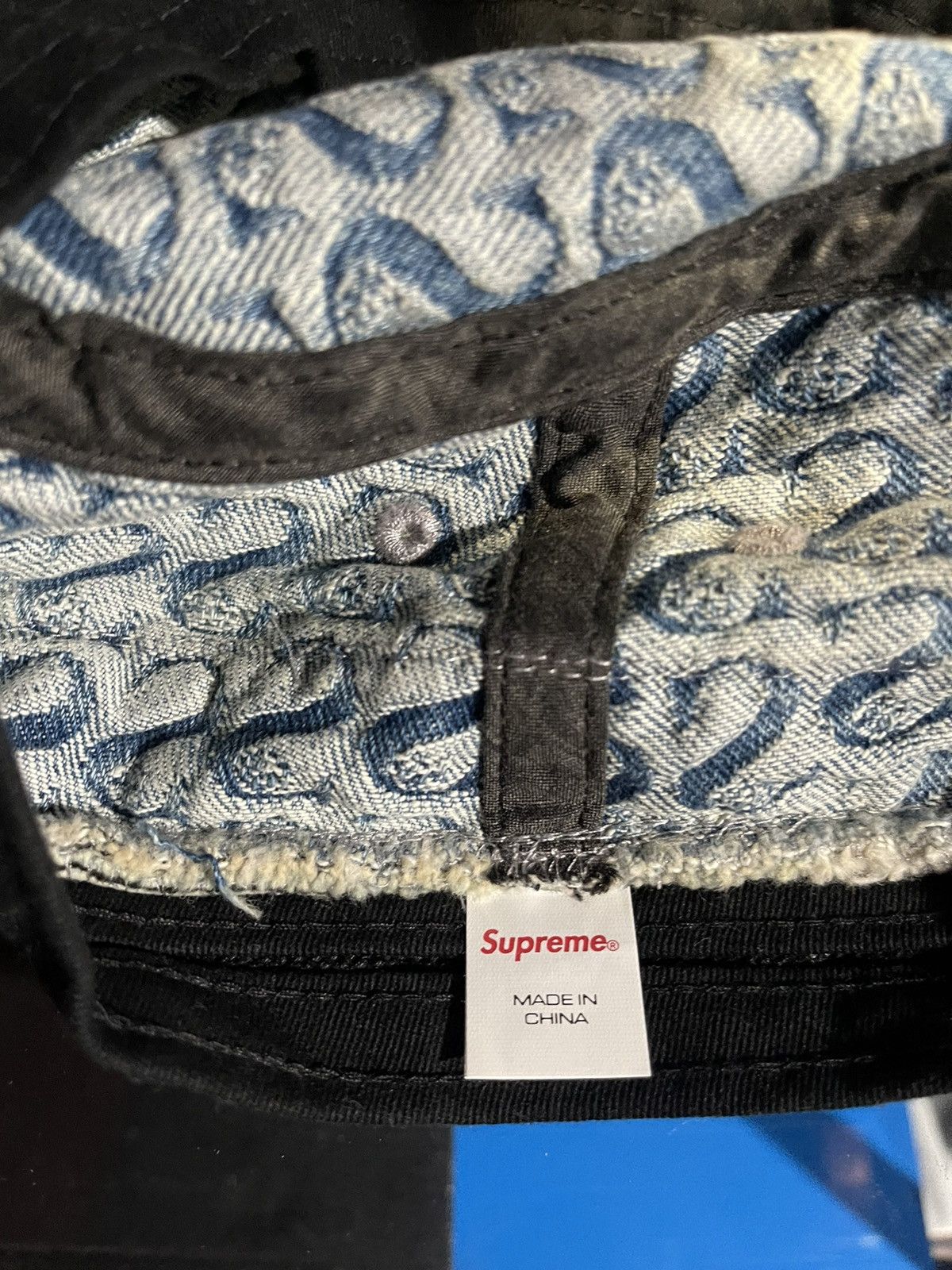 Supreme ⚡️QUICK SALE⚡️ Supreme Monogram Denim Crusher Size ONE SIZE - 3 Thumbnail