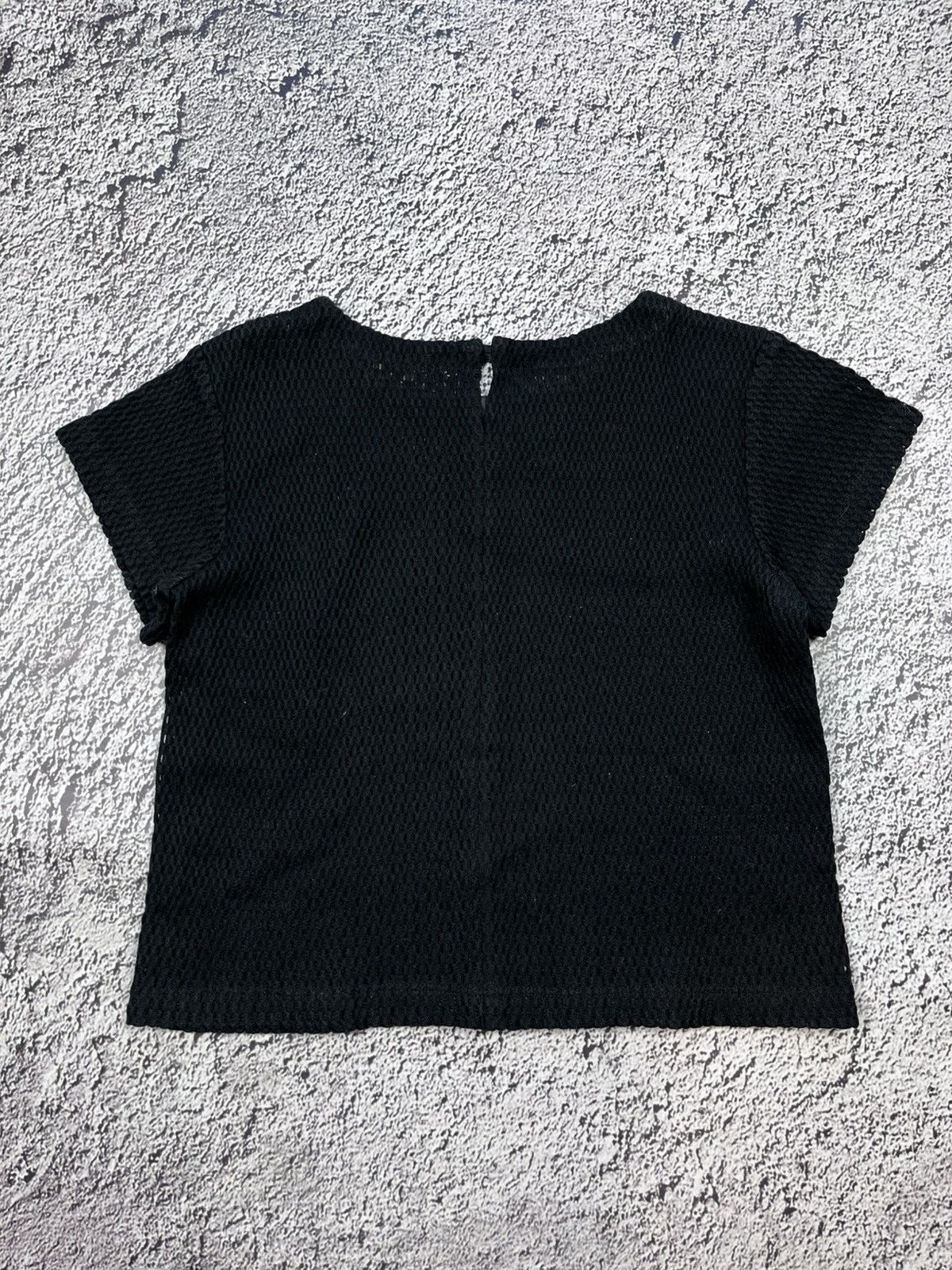 Gerard Darel Vintage Gerard Darel Leather Pocket Knit Mesh Top Tee Size XS / US 0-2 / IT 36-38 - 3 Thumbnail