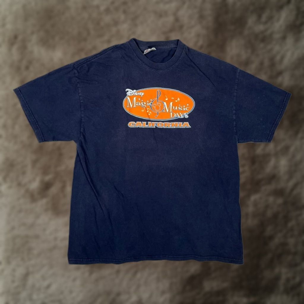 Hanes VINTAGE Disney Magic Music Days California Shirt Mens XL Blue Hanes 2004 2000s Size US XL / EU 56 / 4 - 1 Thumbnail