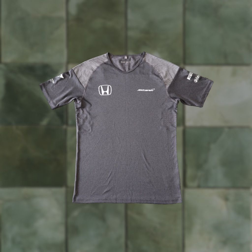 Honda MCLAREN HONDA OFFICIAL 2017 T-SHIRT TEE JERSEY OFFICIAL RACING FORMULA 1 SMALL Shirt Men S Gray Graphic Print Racing 90s? Size US S / EU 44-46 / 1 - 1 Thumbnail