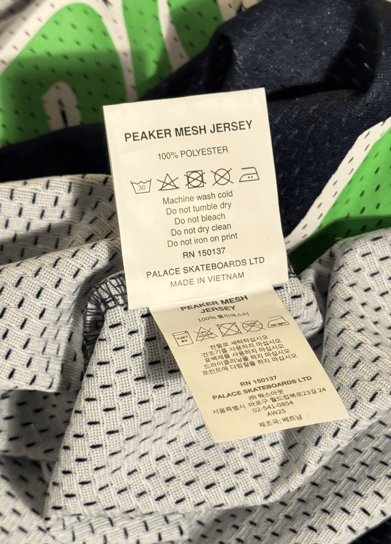 Palace Palace Peaker Mesh Jersey Size US XL / EU 56 / 4 - 7 Thumbnail