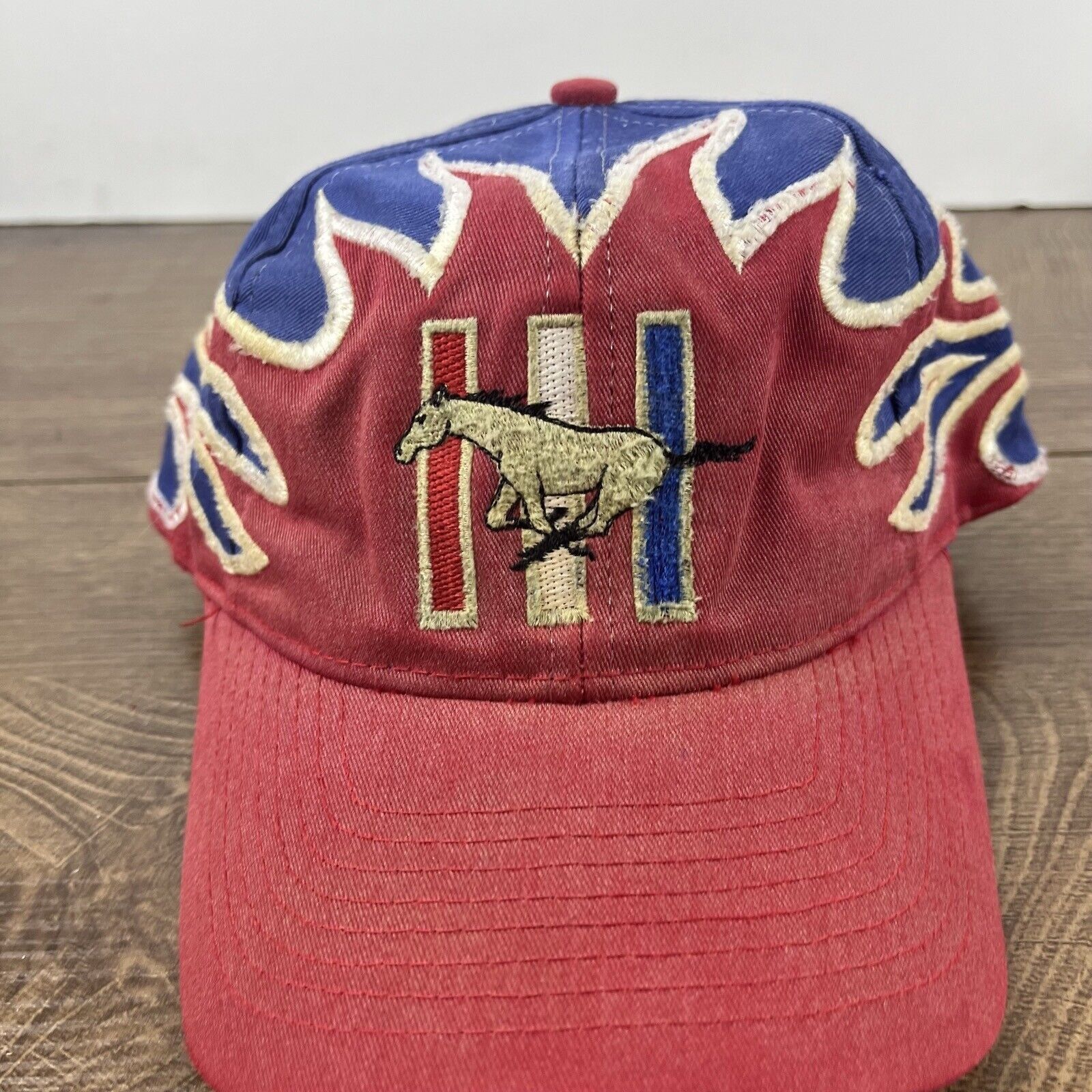 Other Mustangs Hat Randy #1 Mustang Hat Adjustable Hat Red Hat Adu Size ONE SIZE - 6 Thumbnail